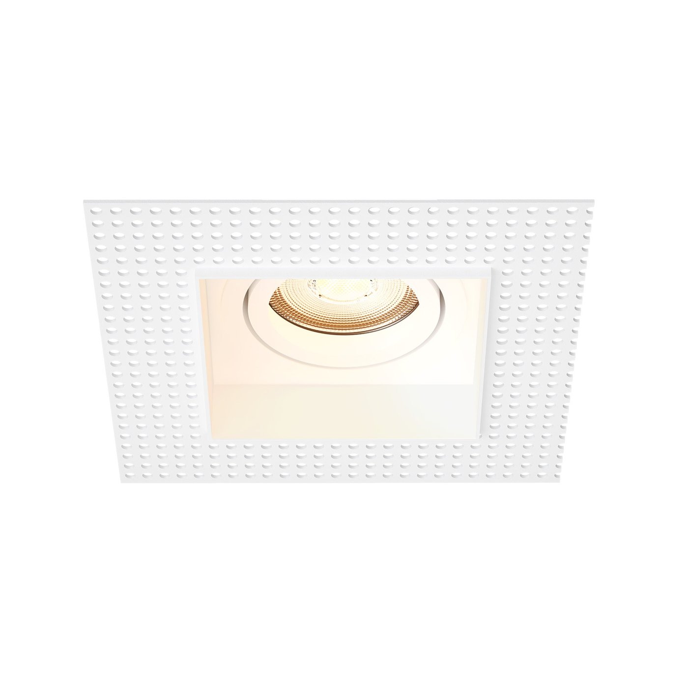 LED Einbaustrahler Dimmbar - Randlos - Weiß - 3W - 2700K - 345 Lumen - 130x130mm