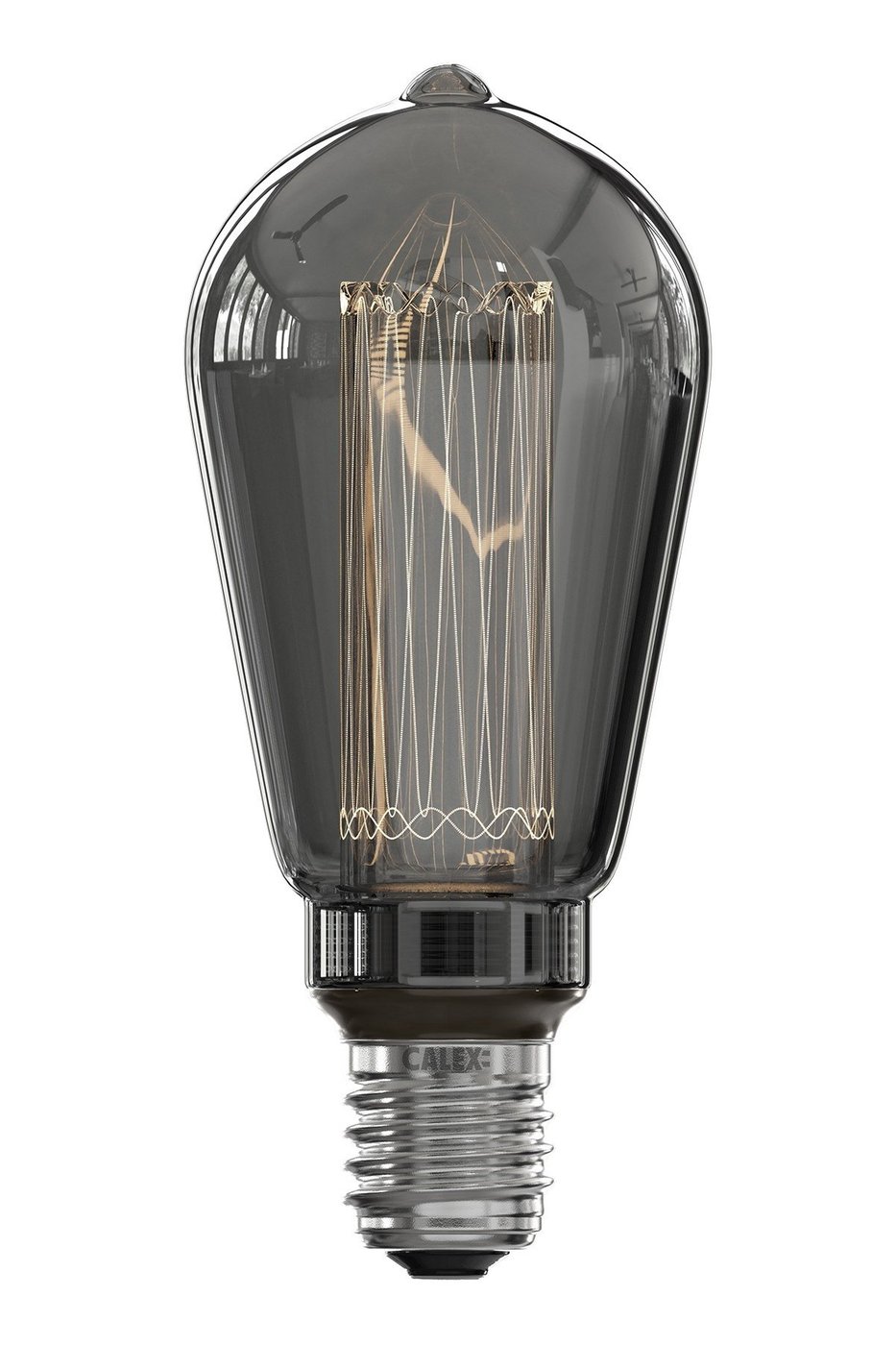 Calex Rustique Ampoule LED - E27 - 40 Lm - Titane - Lampe Vintage