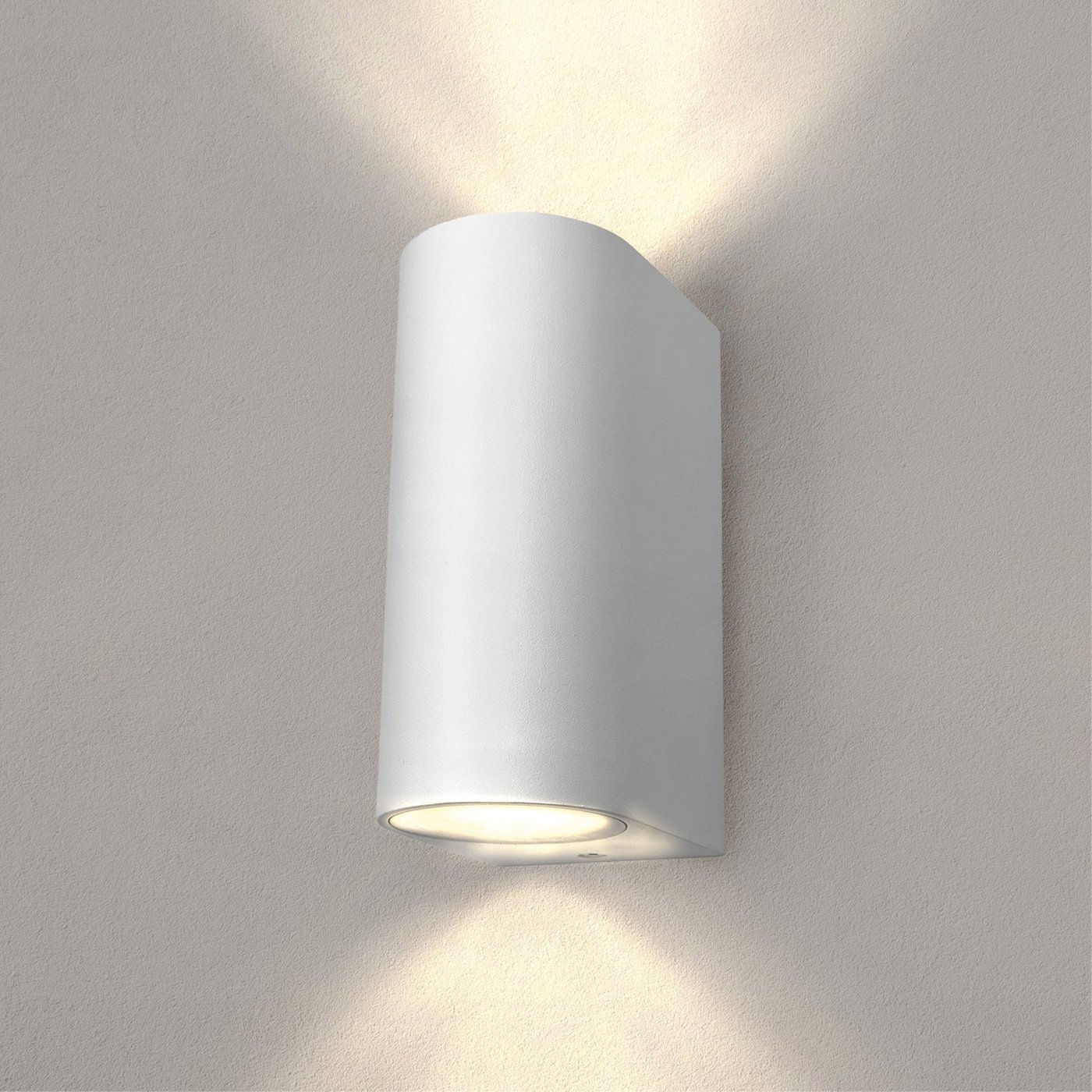 Wandlamp buiten - Santa Barbara Wit - GU10 fitting