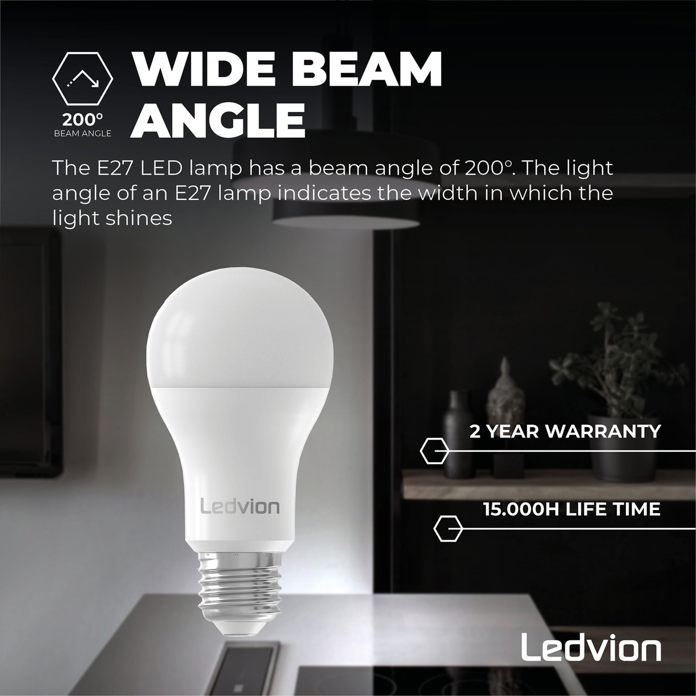 Article vendu 6 x ampoule LED E27 teinte et puissance variable 806 lumens avec télécommande - Bricolage