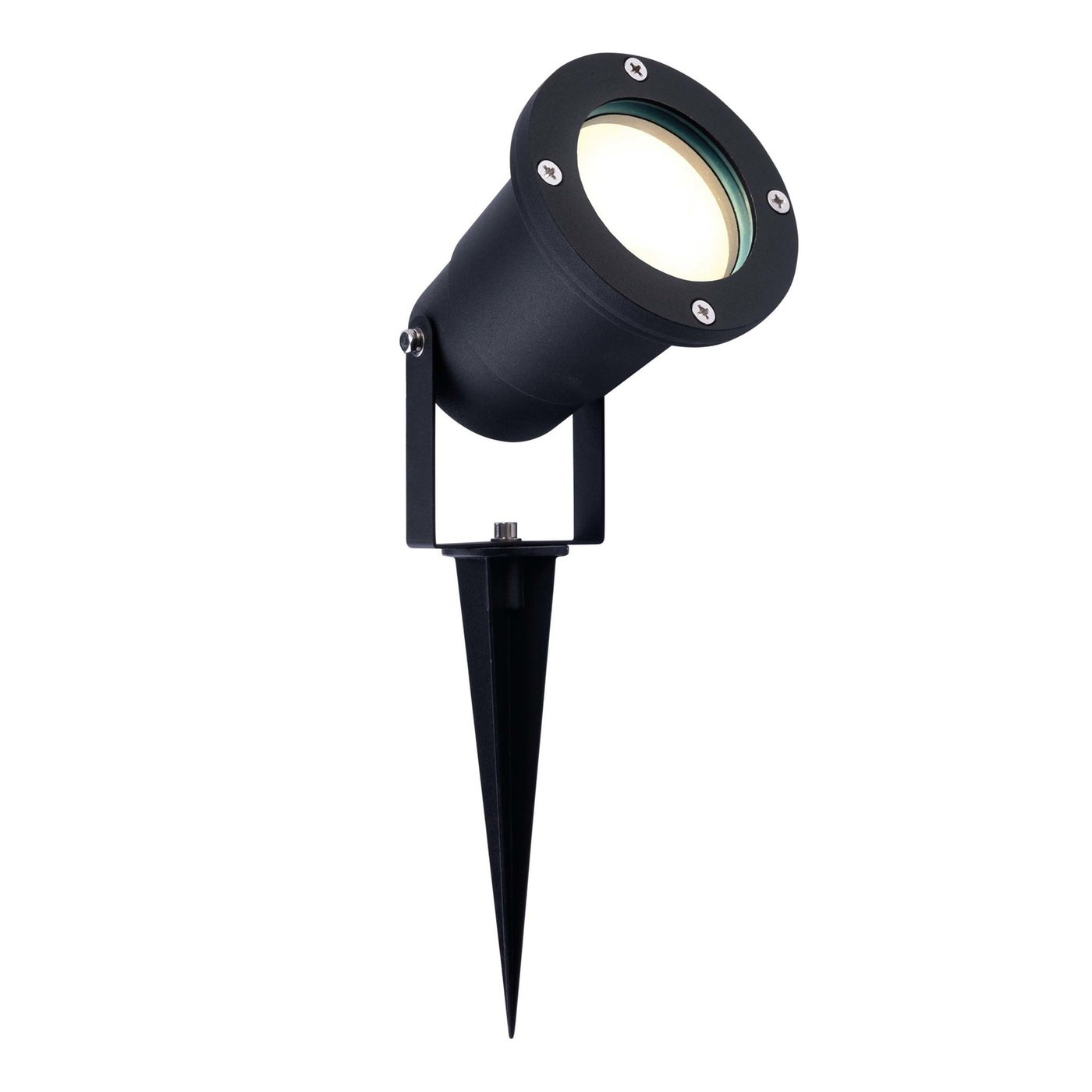 Zewnętrzny Reflektor Ogrodowy LED - Czarny - IP65 - 3W - 4000K - Kabel zasilający 1 metr
