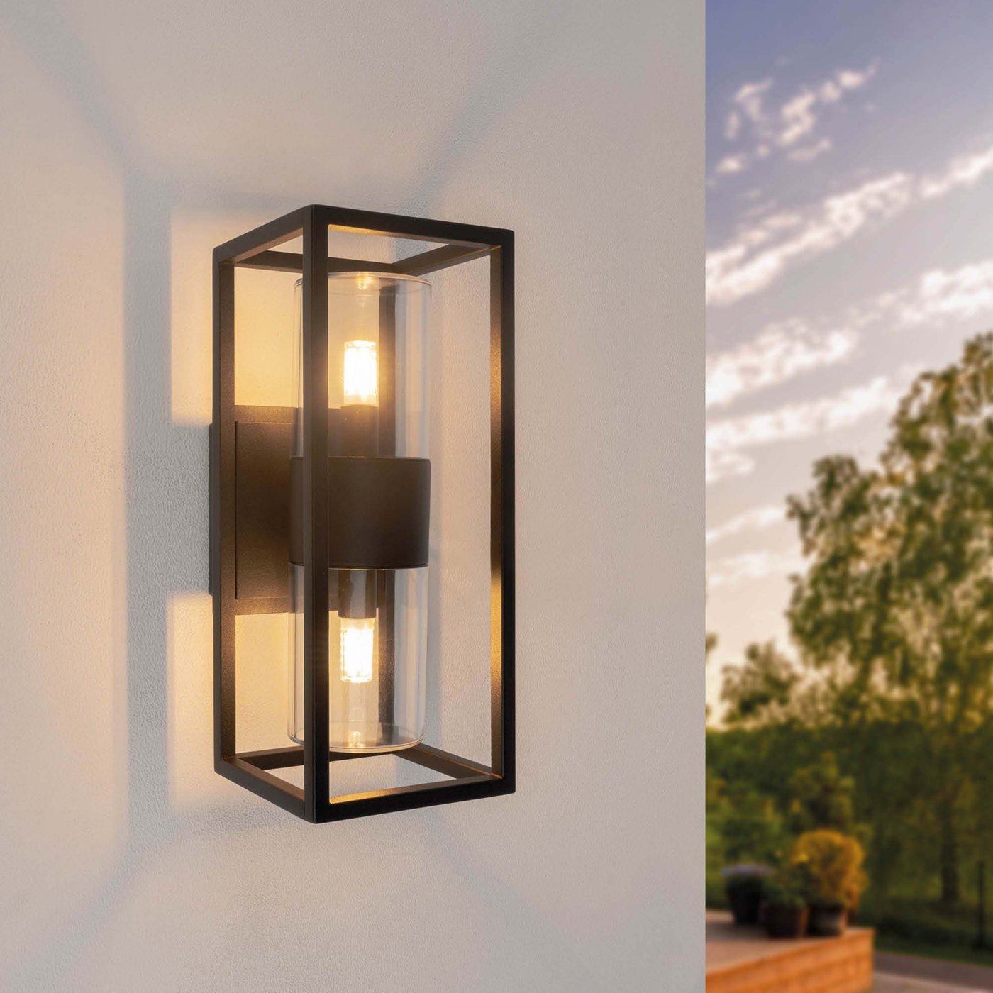 Kinkiet Zewnętrzny LED - 2x Oprawka G9 - IP44 - Możliwość ściemniania