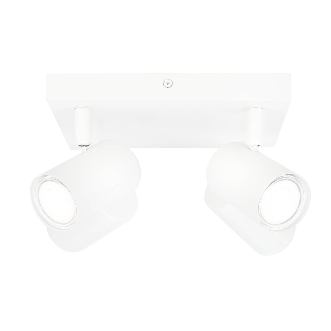 Reflektory sufitowe LED - Biała - 5W - 6500K - ściemniany - Kwadrat - Uchylna