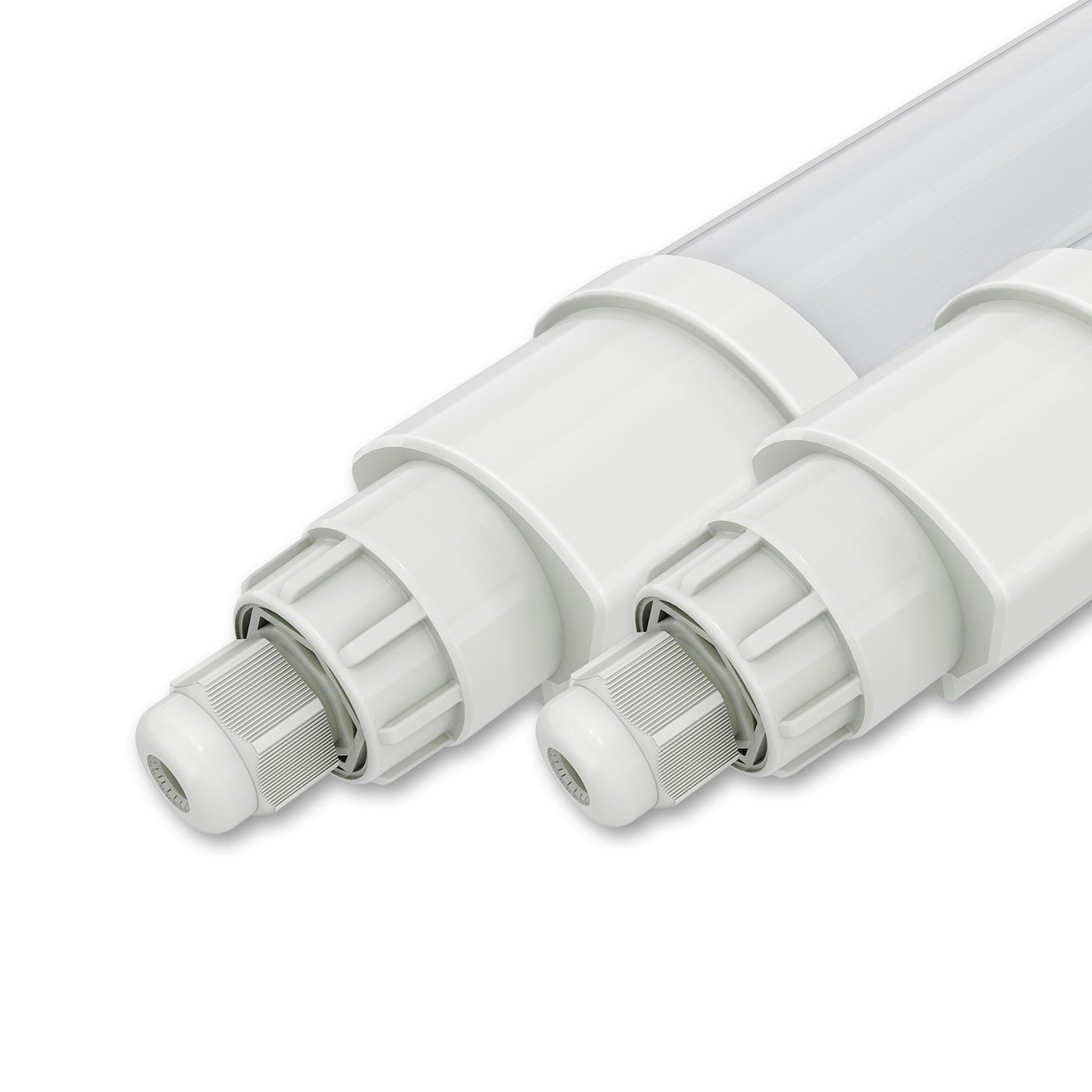 2-Pack LED Feuchtraumleuchte 150cm - IP65 - 40W - 120 lm/W - 4000K - Verlinkbar - 3 Jahre Garantie