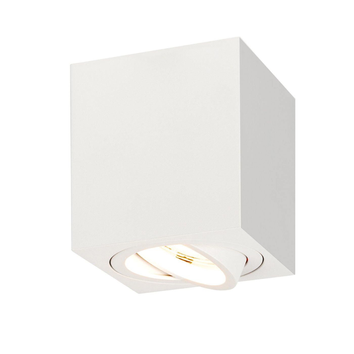 Oprawa Sufitowa Natynkowa LED - Kwadratowy - Biały - ściemniane - 3W - 4000K