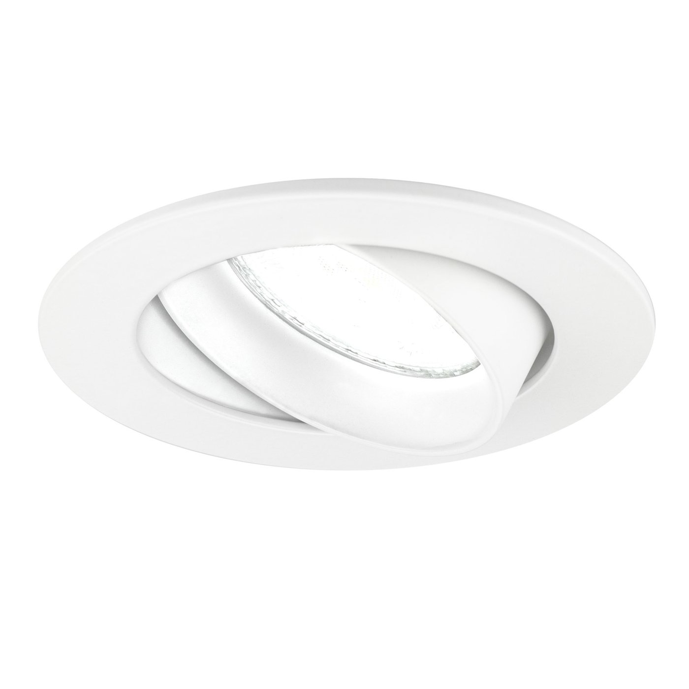 Lampy Wpuszczane w Sufit - Białe - Rio - ściemniane - 5W - 6500K - ø85mm