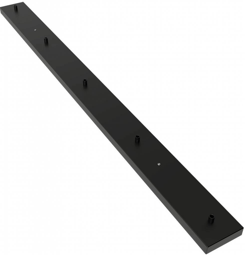 Calex Rosace Rectangle noir – 5 Câbles