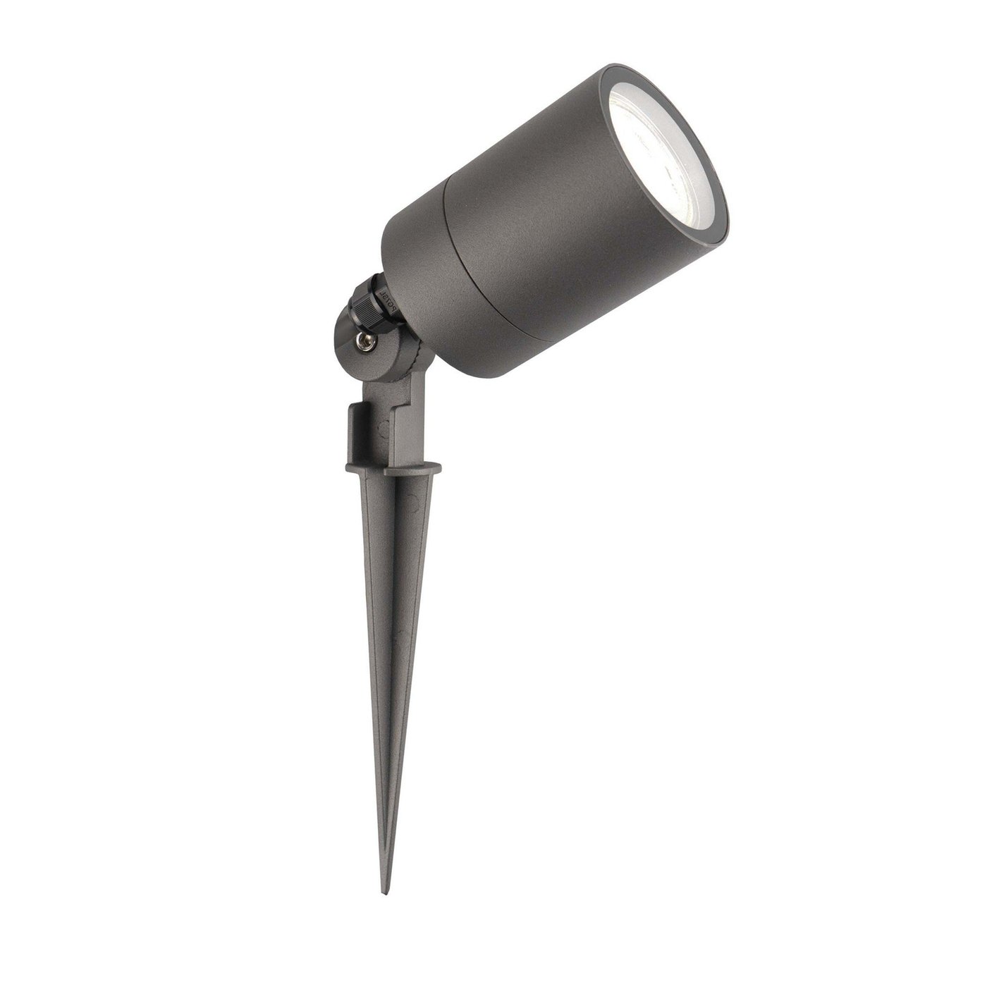 Foco de jardín LED con Pincho - 3W - Aluminio - Antracita - 6500K - IP65 - Cable de 2 metros con enchufe