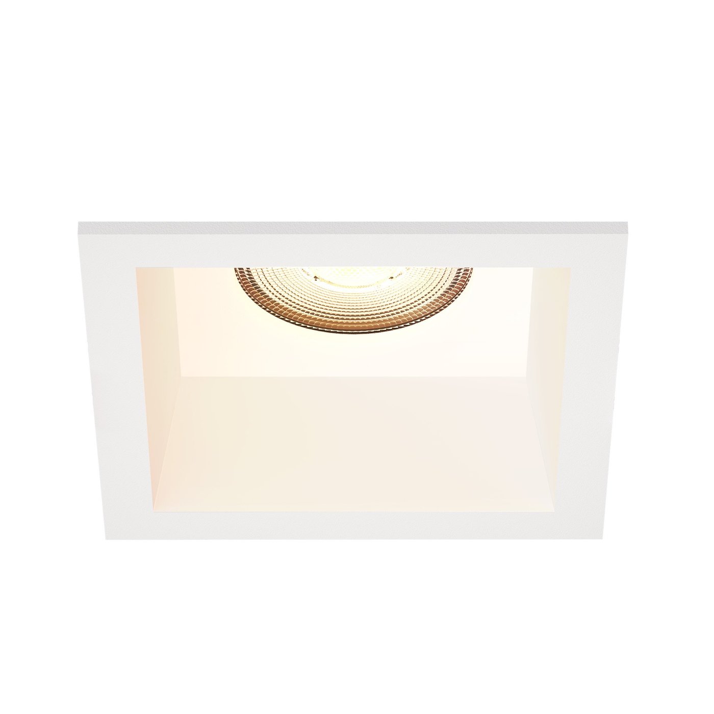 LED Einbaustrahler Dimmbar - Weiß - Quadrat - 3W - 2700K - 345 Lumen - 85x85mm