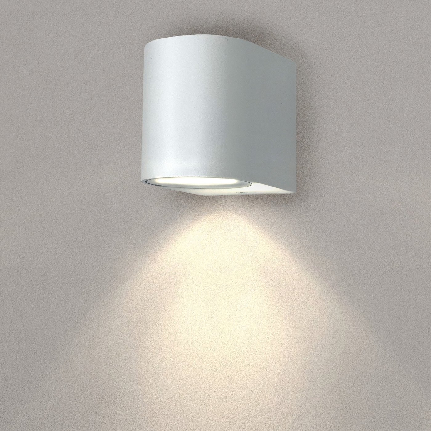 Aplique de Pared Exterior - Aluminio - Blanco - IP54