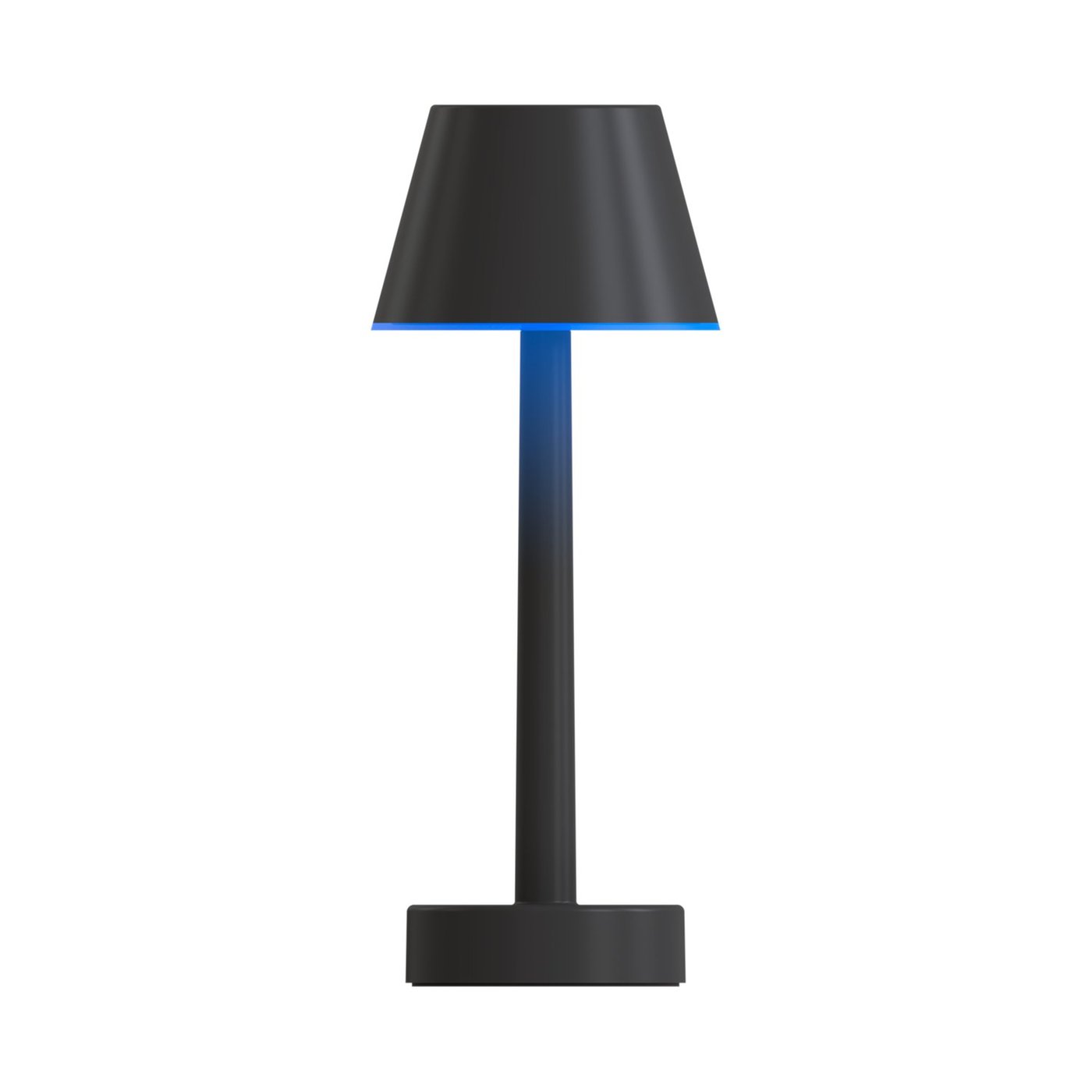 Wiederaufladbare Tischlampe - 5W - 2700K - IP54 - Schwarz - Für Innen & Außen