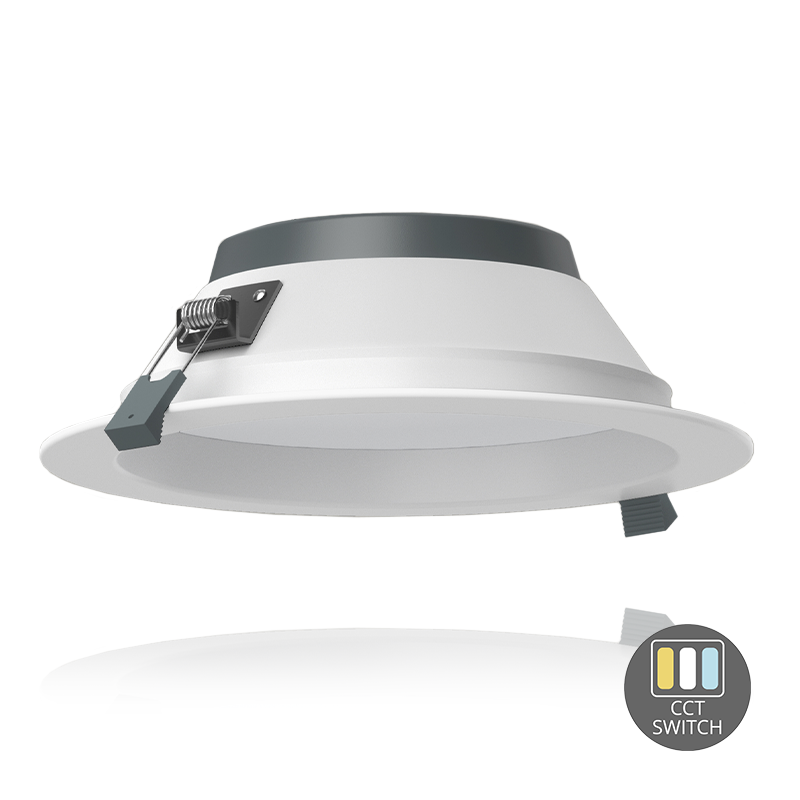 Downlight LED - 20W - Ø195 mm - Przełącznik CCT - Biały - 5 lat gwarancji