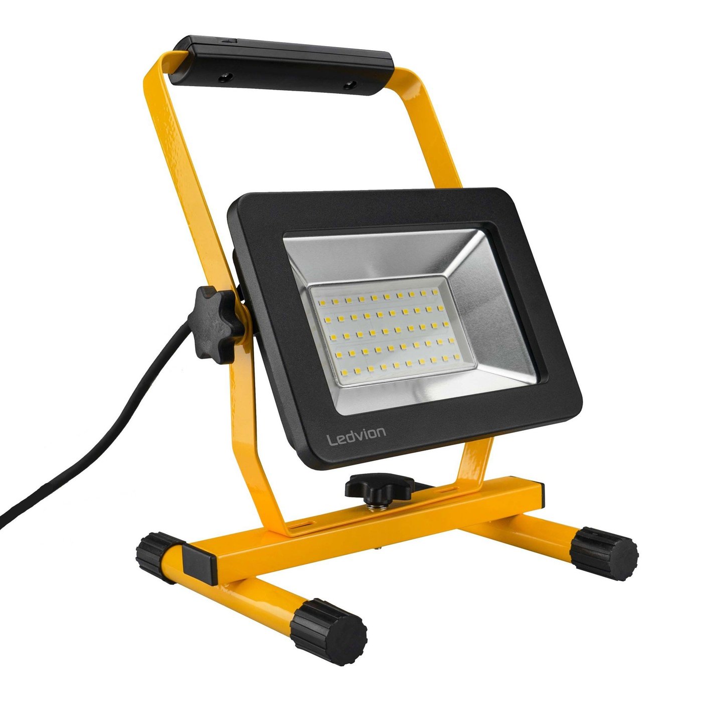 LED Baustrahler 50W - Osram LED Chips - 120lm/W - 6000 Lumen - 6500K