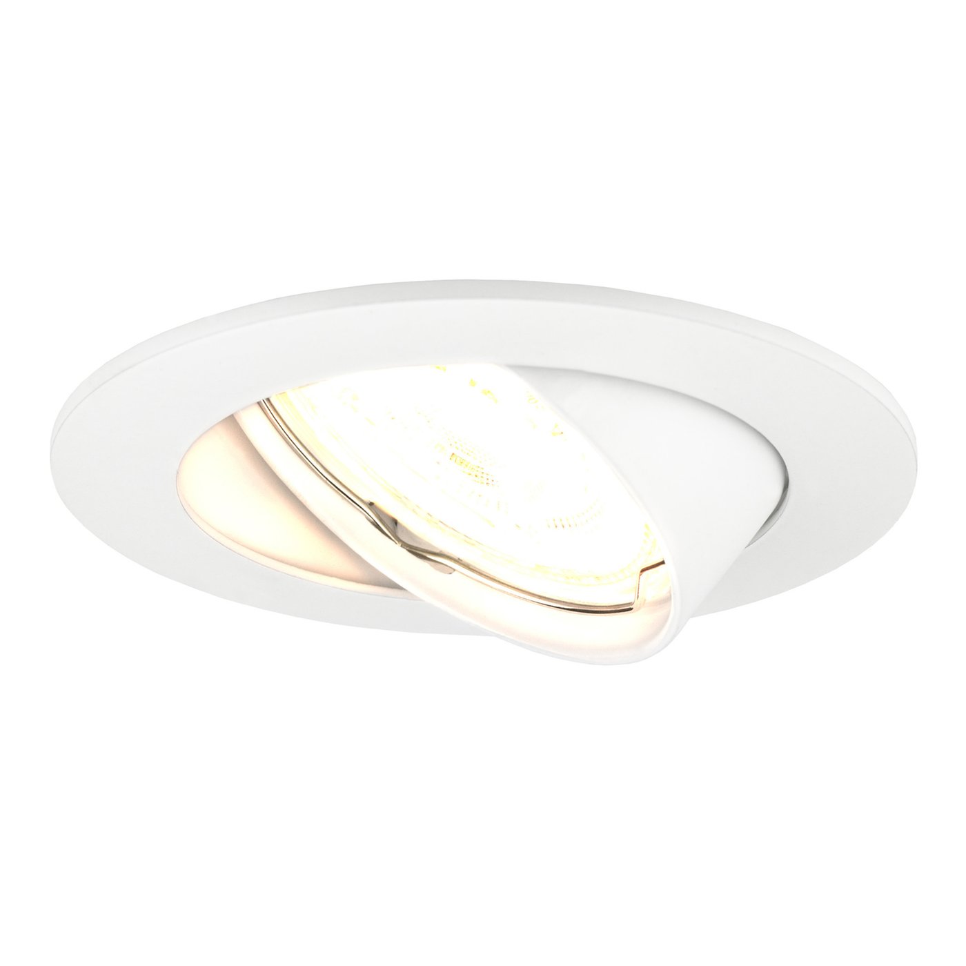 Lampy Wpuszczane w Sufit - Białe - Amsterdam - ściemniane - 3W - 2700K - ø82mm