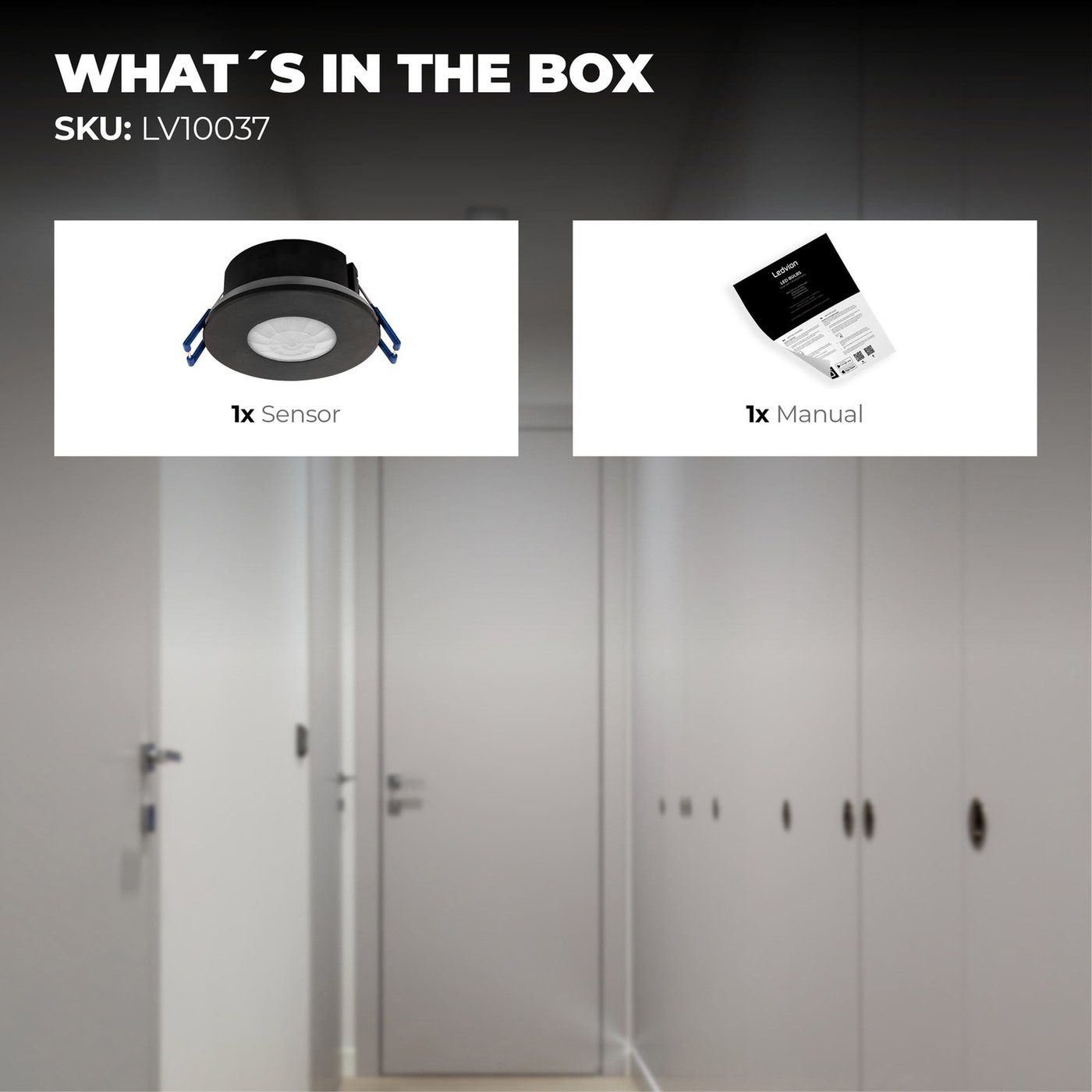 Kanlux Sensore Di Movimento Pir 360º Da Incasso Merge Jo O 2000w Ma 220v Kanlux 07691 Rivelatori Di Movimento Kanlux - Foto 4