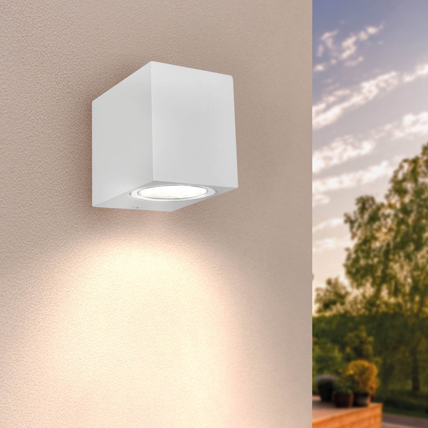 Dimmbare LED Wandleuchte - San Diego - 3W - 2700K - Weiß