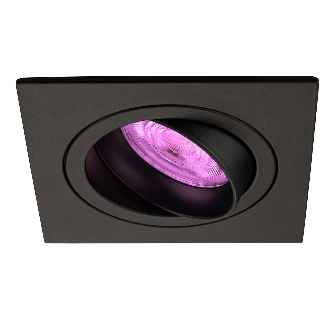 Lampy Wpuszczane w Sufit - inteligentne oświetlenie - Seville - ściemniane - RGBWW - Czarne