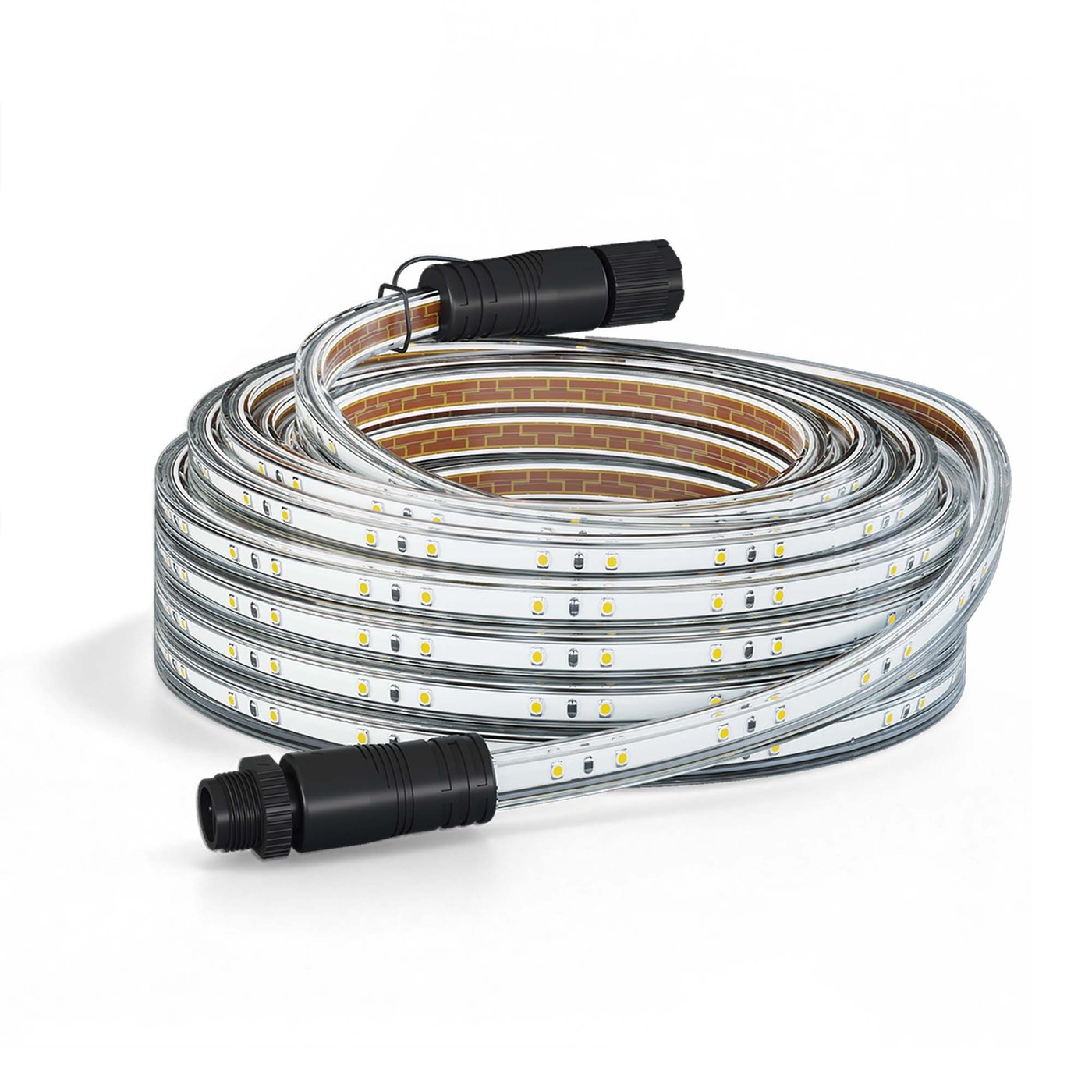 LED Lichtschlauch Verlängerung 10m - 4000K - IP65 - 8W/m - 690 lm/m - geeignet für LED Streifen auf Trommel