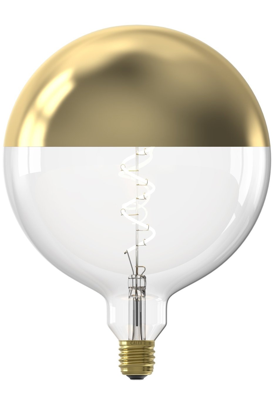 Calex Kalmar XXL Top Mirror Lampa lustrzana - E27 - 360 lumenów - Złota