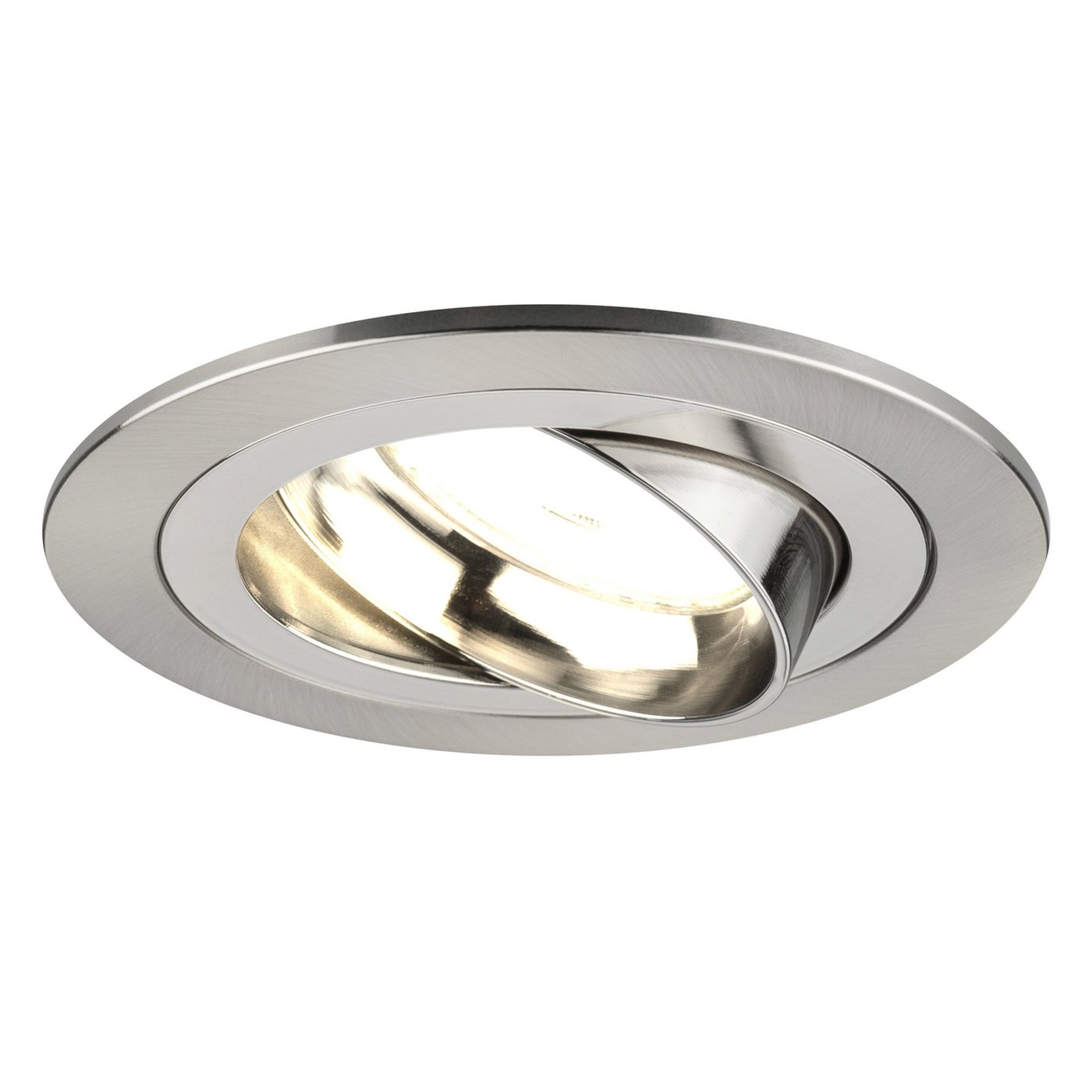Dimmbare LED Einbaustrahler Edelstahl - Tokyo - 3W - 2700K - ø92mm