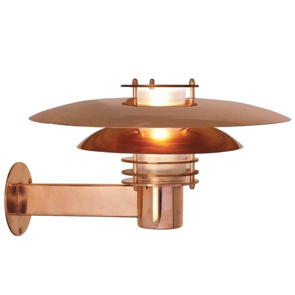 Wandlamp Buiten Koper - E27 Fitting  IP54 - Phoenix