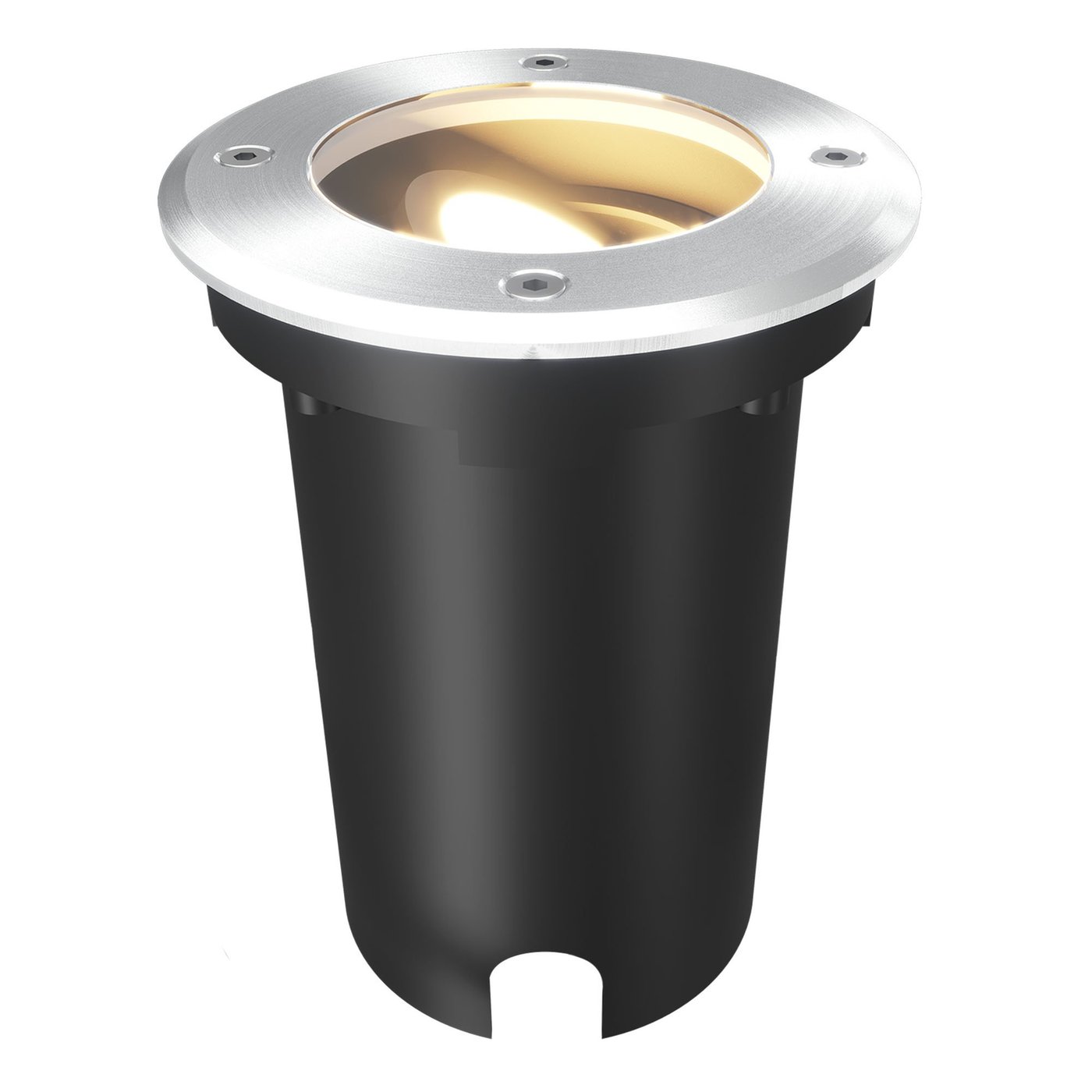 LED Outdoor Ground Light Round – IP67 – GU10 – Stainless Steel – 1M Cable – Tiltable