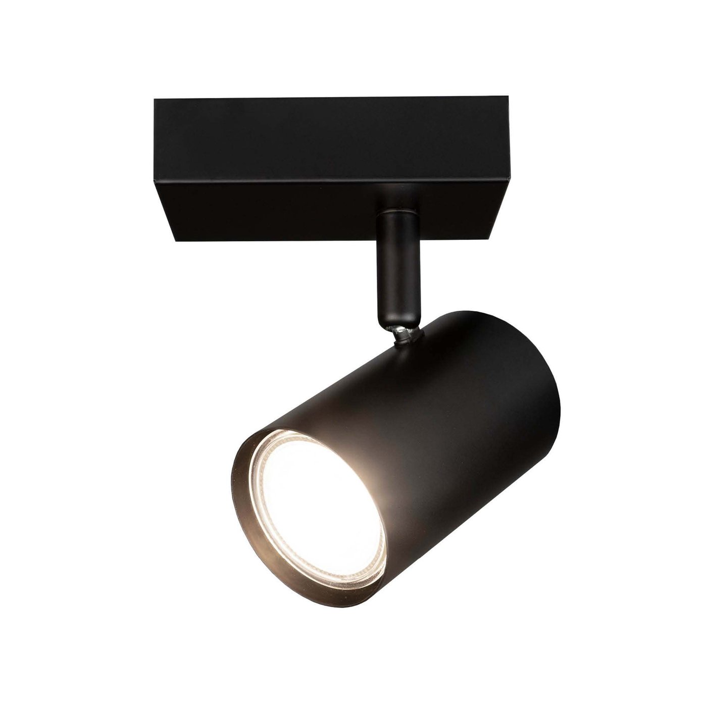 Reflektory sufitowe LED - Czarna -3W - 4000K - ściemniany - Uchylna