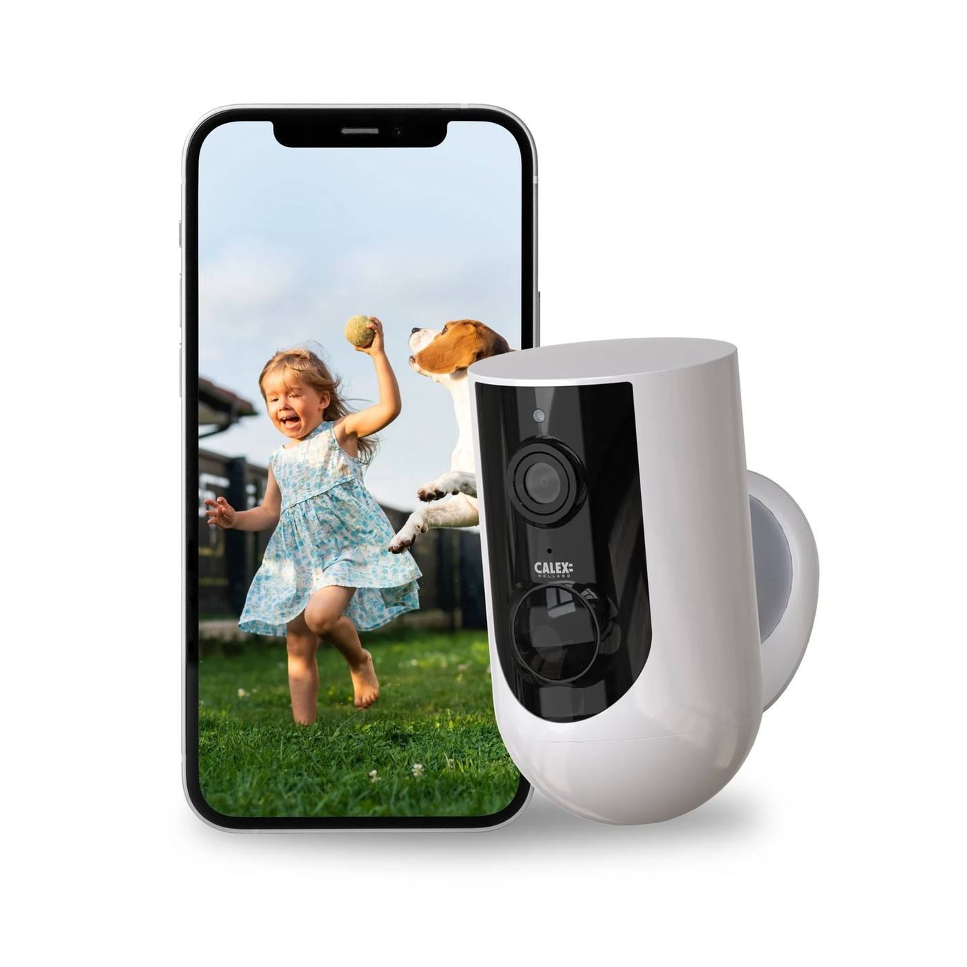 Inteligentna Kamera Zewnętrzna Calex - WiFi - Bateria - 5 lat gwarancji