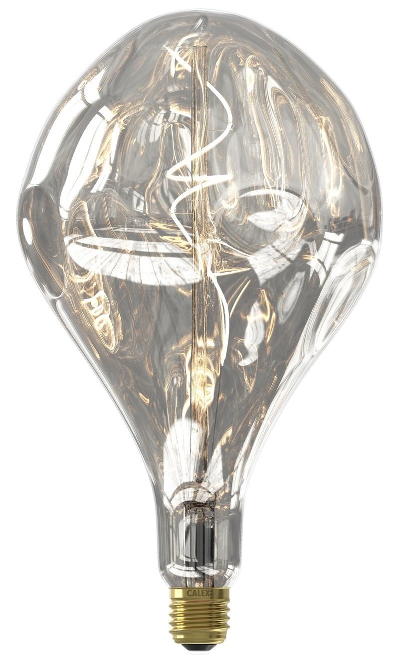Calex Organic Evo Silver Led XXL Range 220-240V 160LM 6W 1800K E27 dimmable - Lampe Vintage