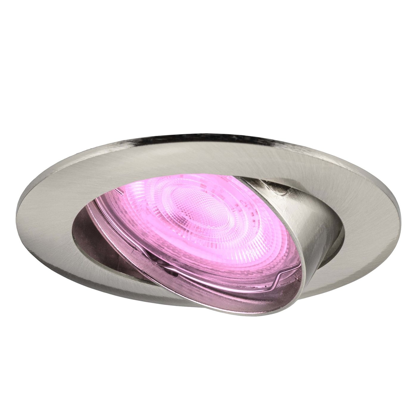 Lampy Wpuszczane w Sufit - inteligentne oświetlenie - Amsterdam - ściemniane - RGBWW - Stal Nierdzewna