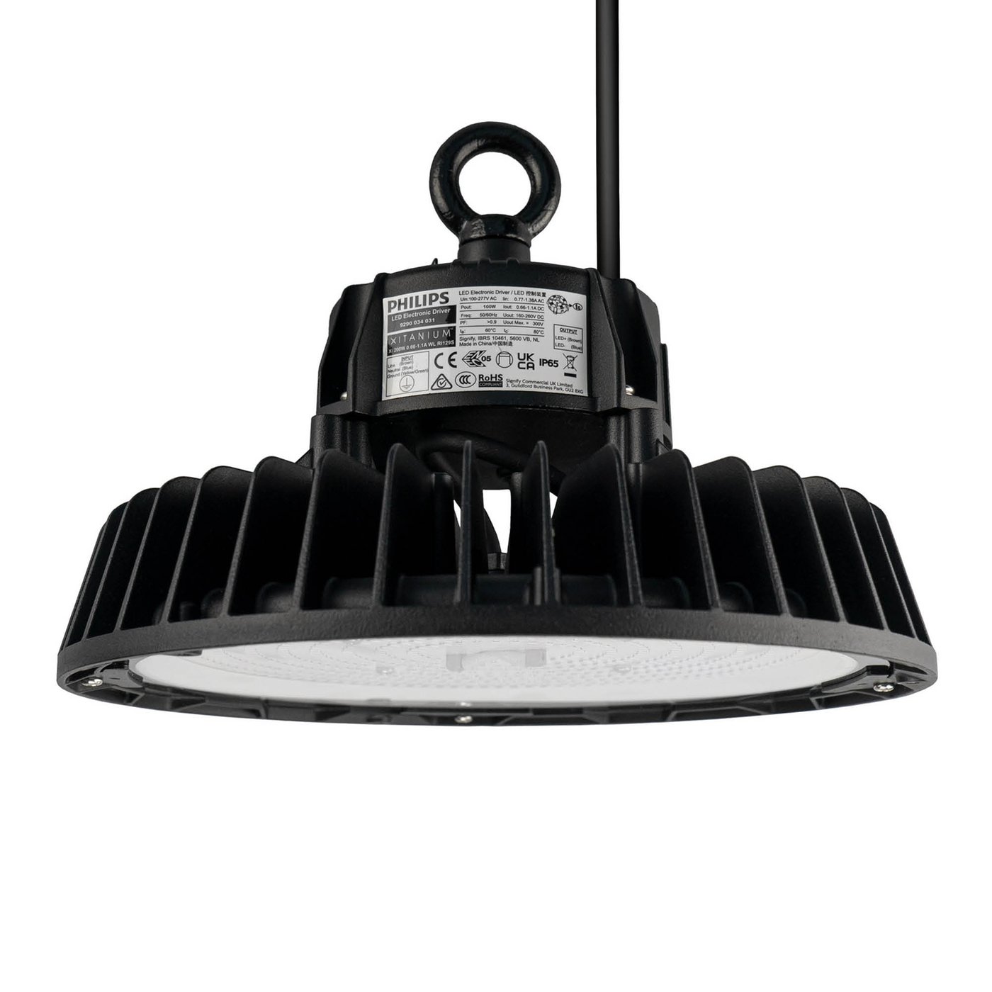 200W LED High Bay - Zasilacz Philips - 120° - 175lm/W - 3000K - IP65 - Możliwość przyciemniania - 5 lat gwarancji