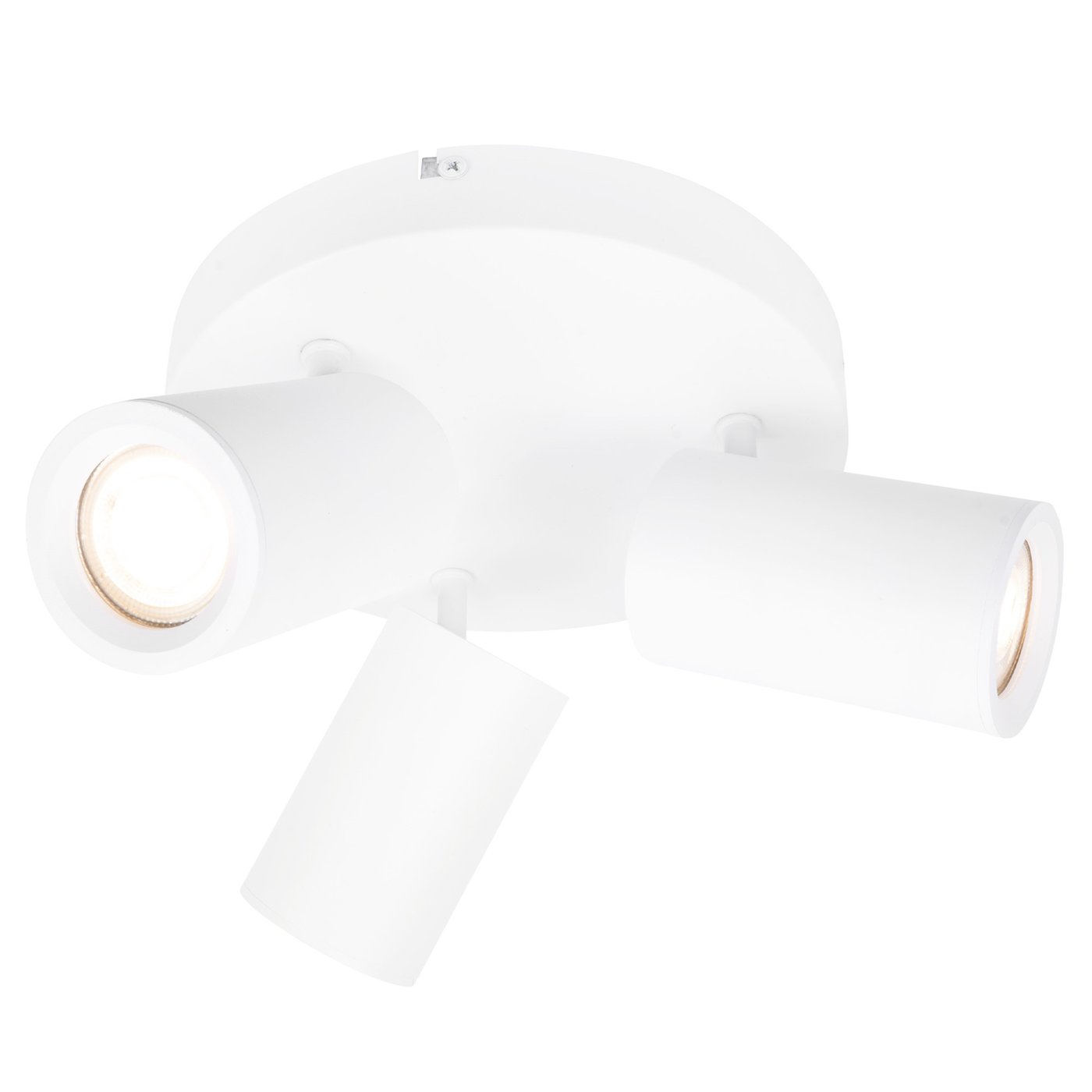 Reflektory Sufitowe LED Białe Trio - Ściemniane - 4.9W - RGB+CCT - Uchylne