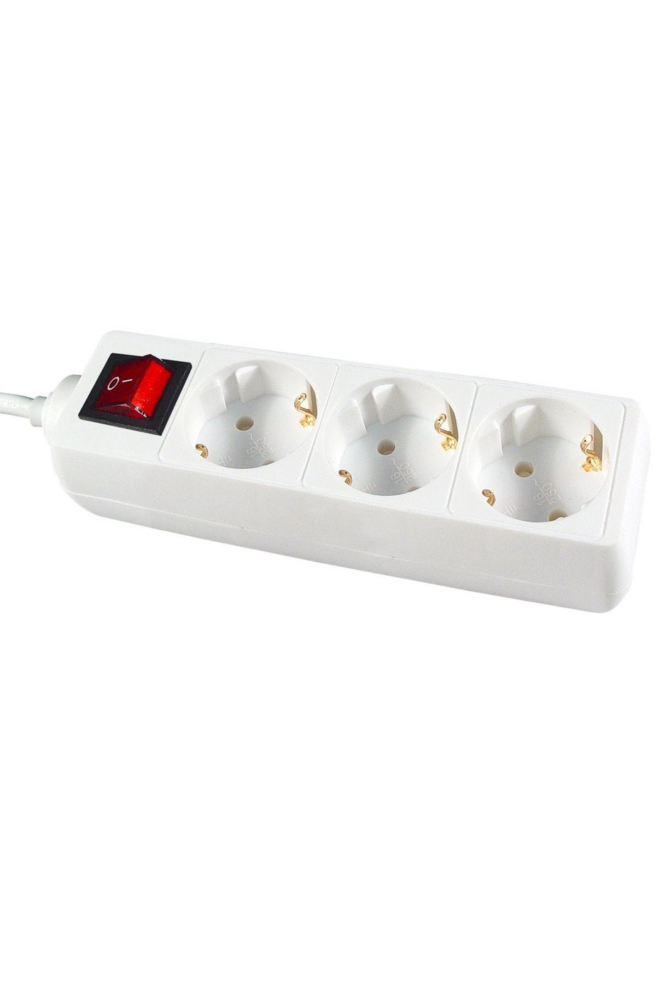 Prolunga elettrica 1.4M Calex - Commutabile - 3 Prese - Ciabatta - Presa da tavolo
