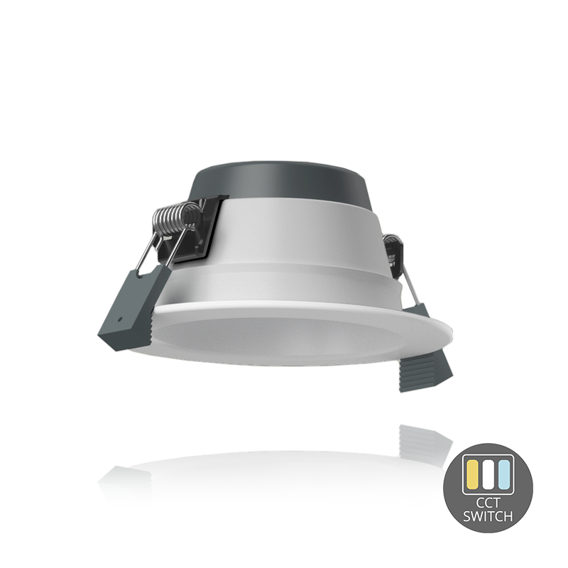 Downlight LED - 10W - Ø90 mm - CCT-Switch - Bianco - 5 anni di garanzia