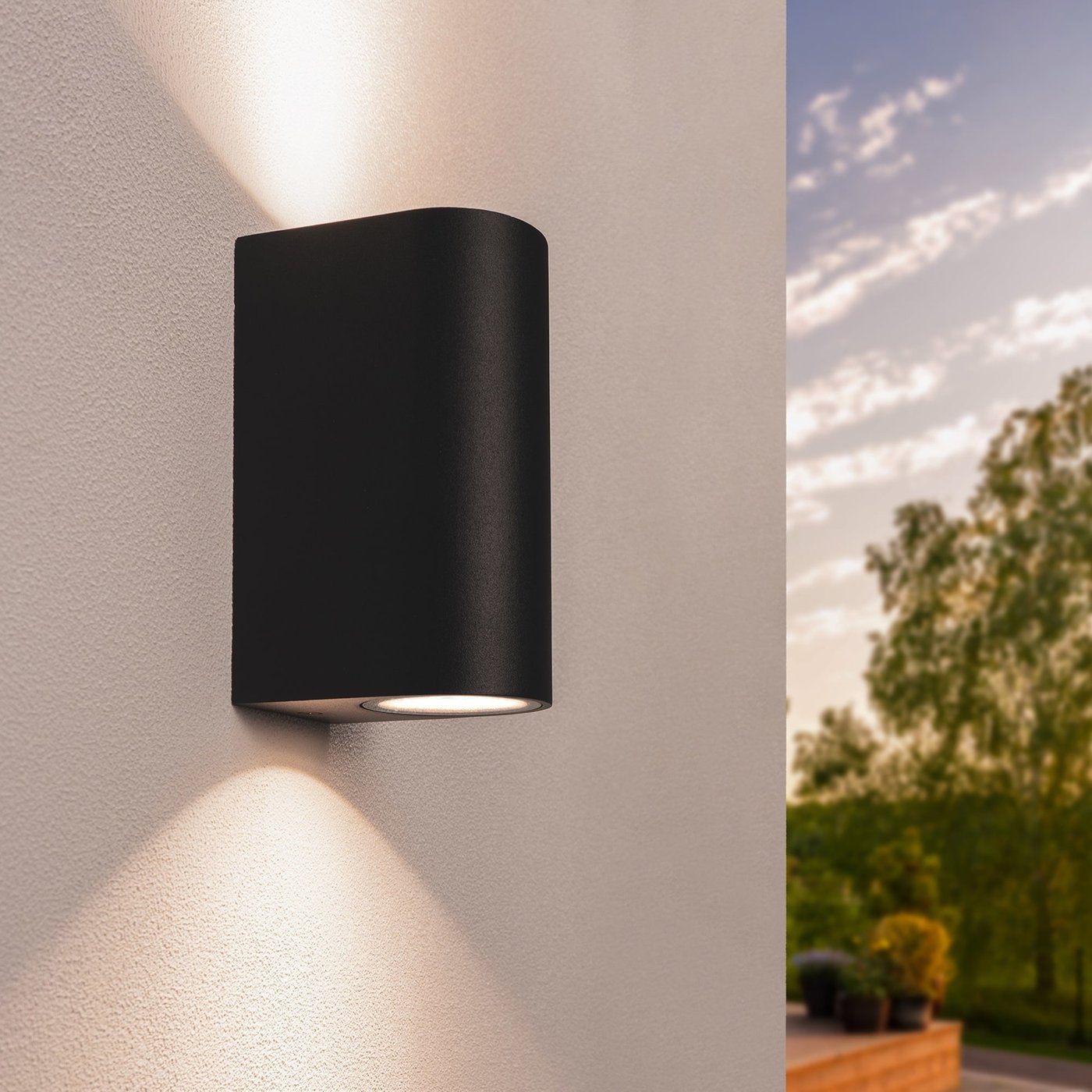 Applique Murale LED - Santa Barbara - Deux Faces - 3W - 2700K - Noir