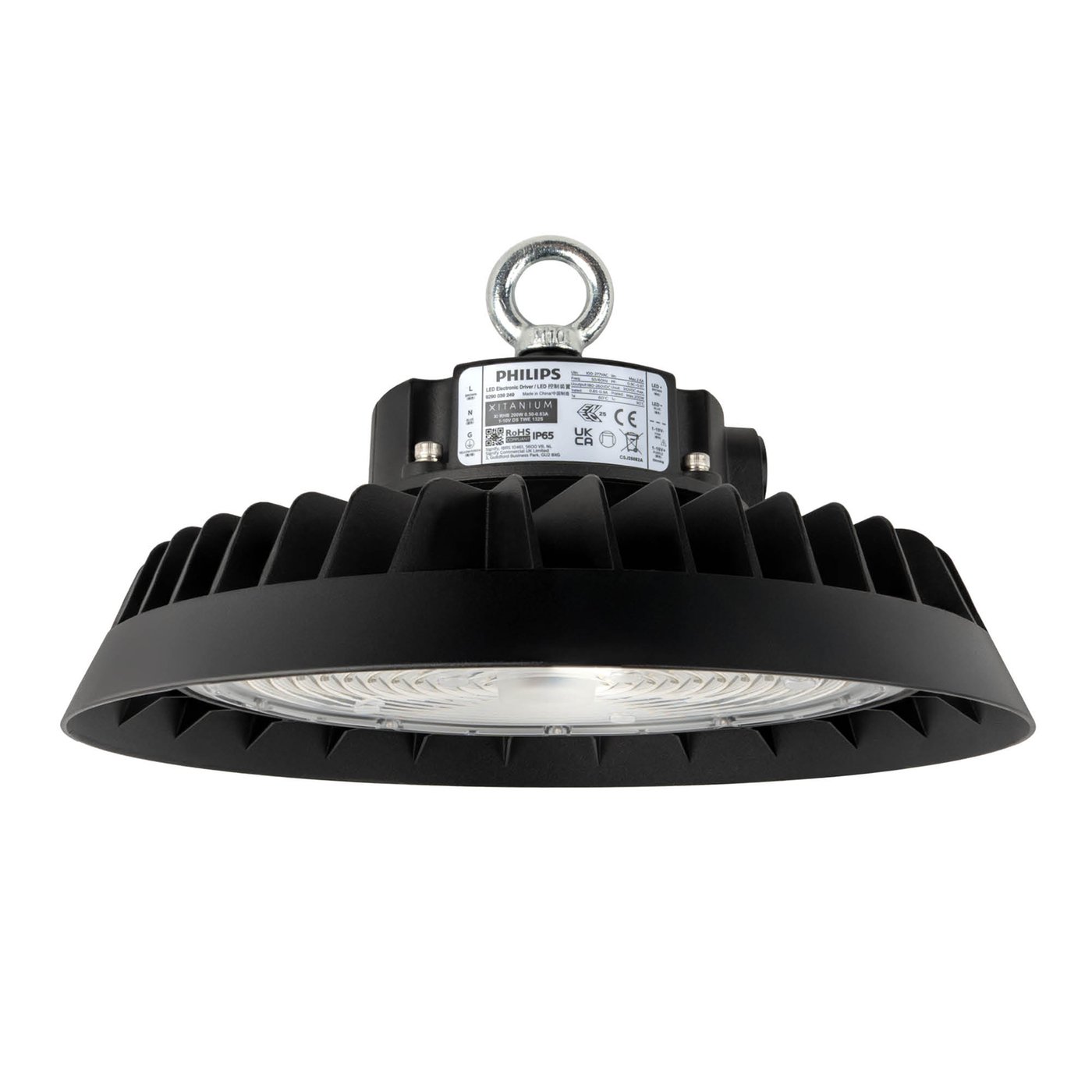 Cloche LED Industrielle - Driver Philips - 200W / 180W / 160W - 185 lm/W - 4000K - IP65 - Dimmable - 90° - 5 ans de garantie