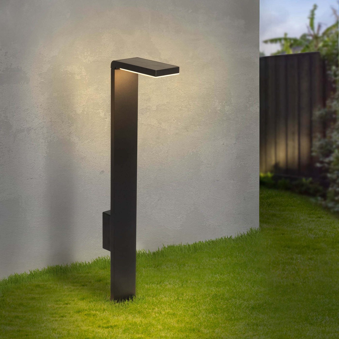 Lampa Stojąca Solarny LED - Czarny - IP44