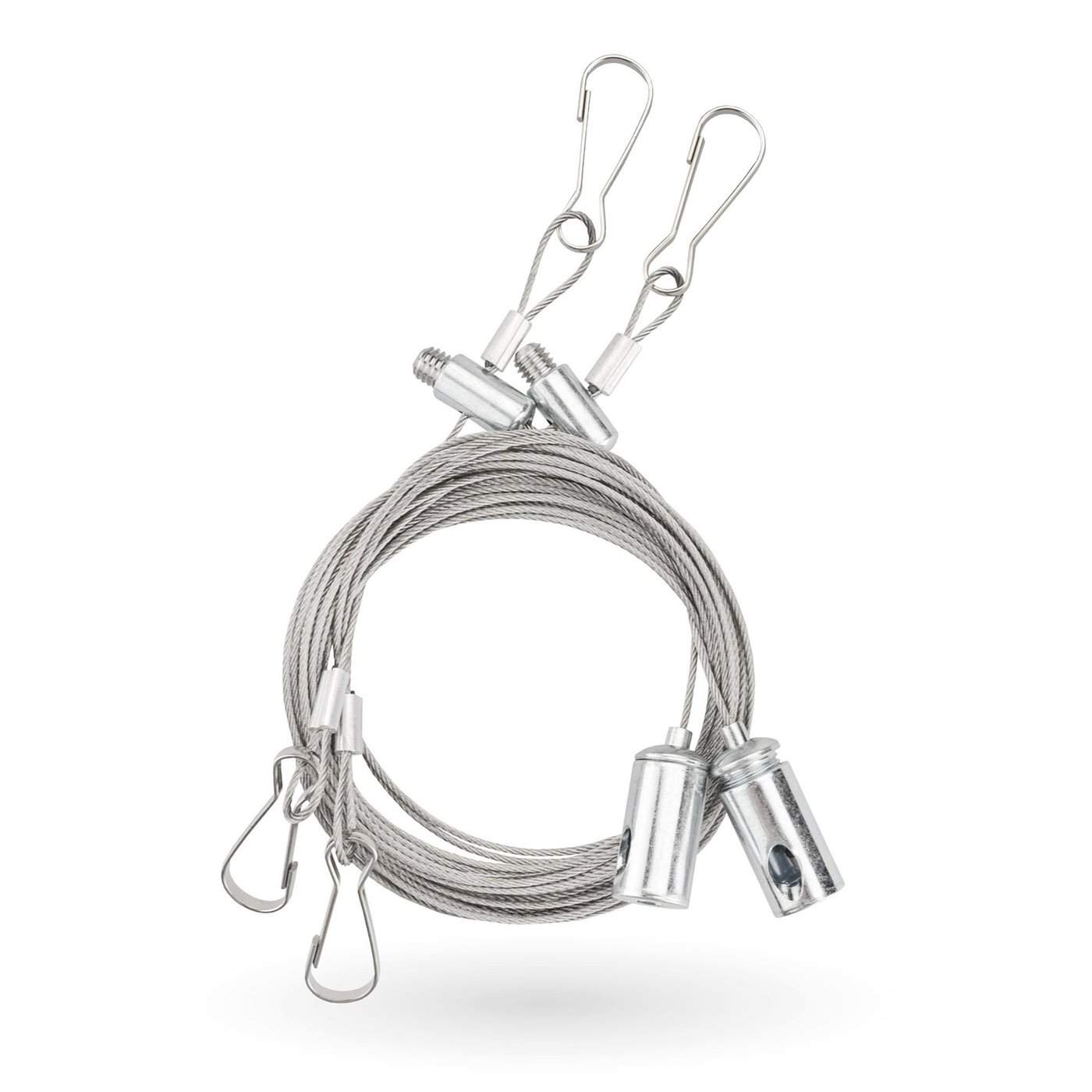 Aufhängeset für LED Panel Befestigungsmaterial Montageset - LED Panel Kabel - Gut für eine Länge von 150 cm
