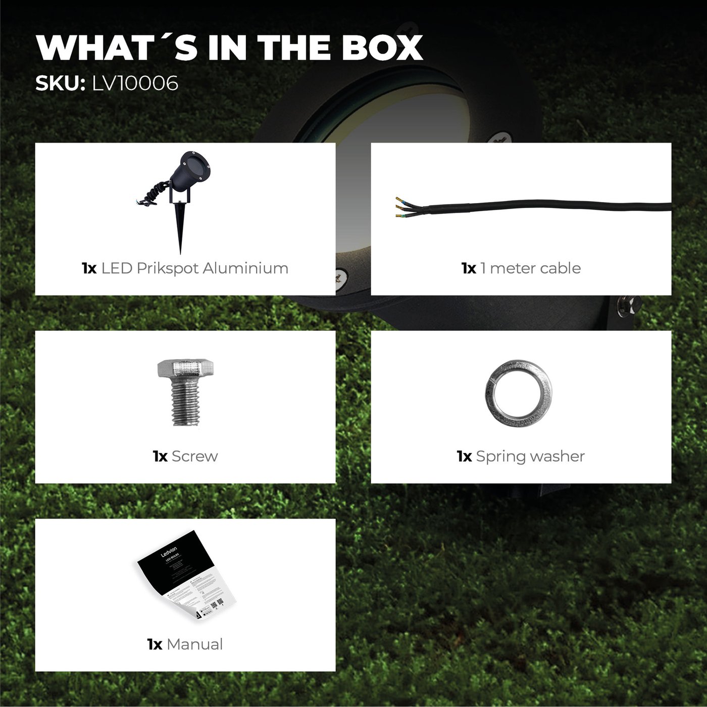 s Light Prikspot Tuinverlichting - Kantelbaar - GU10 fitting - IP5 - .nl