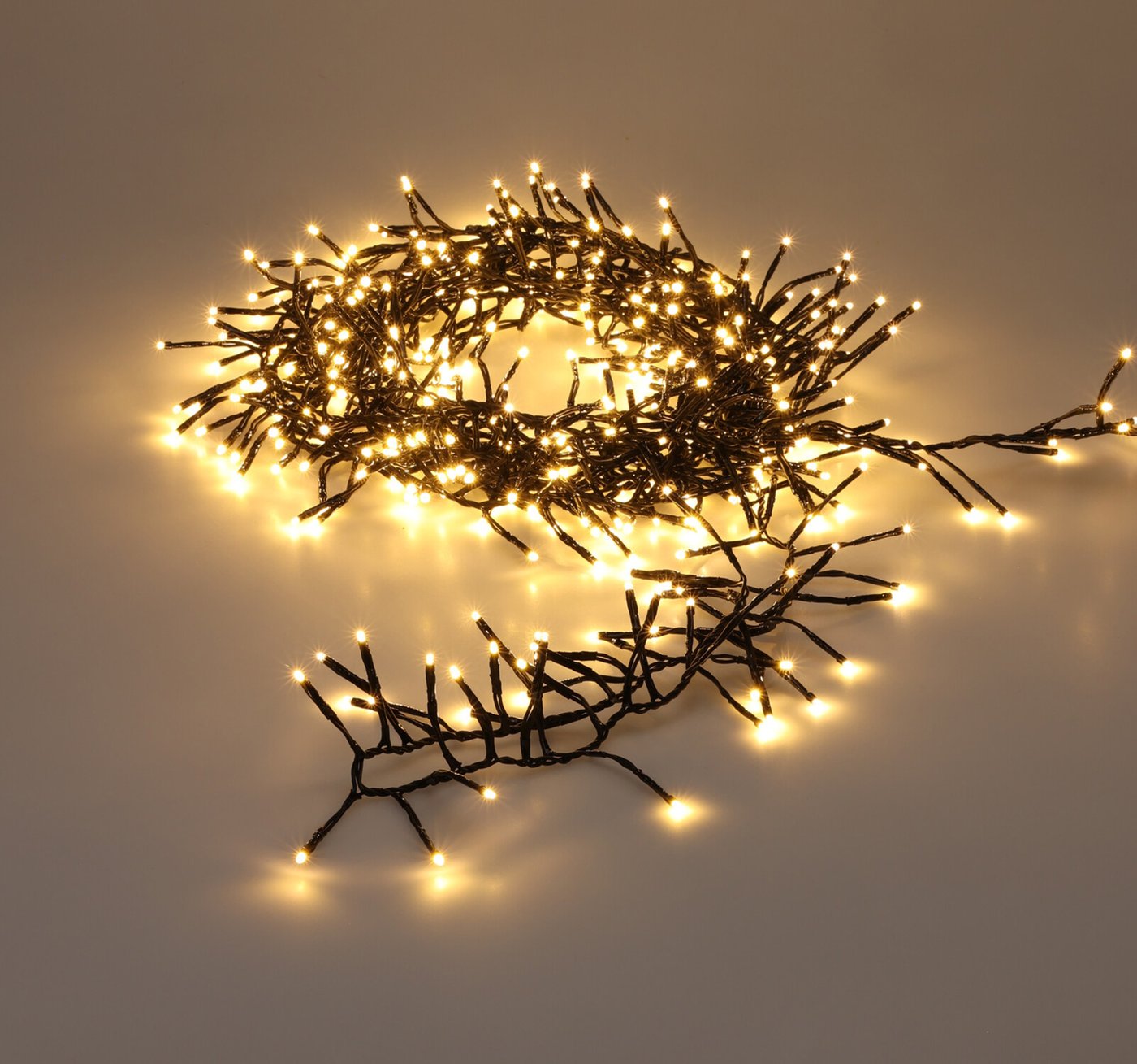 4.9M Lampki Choinkowe Zewnętrzne - Oświetlenie świąteczne LED - 384 LED - Ciepły Biały