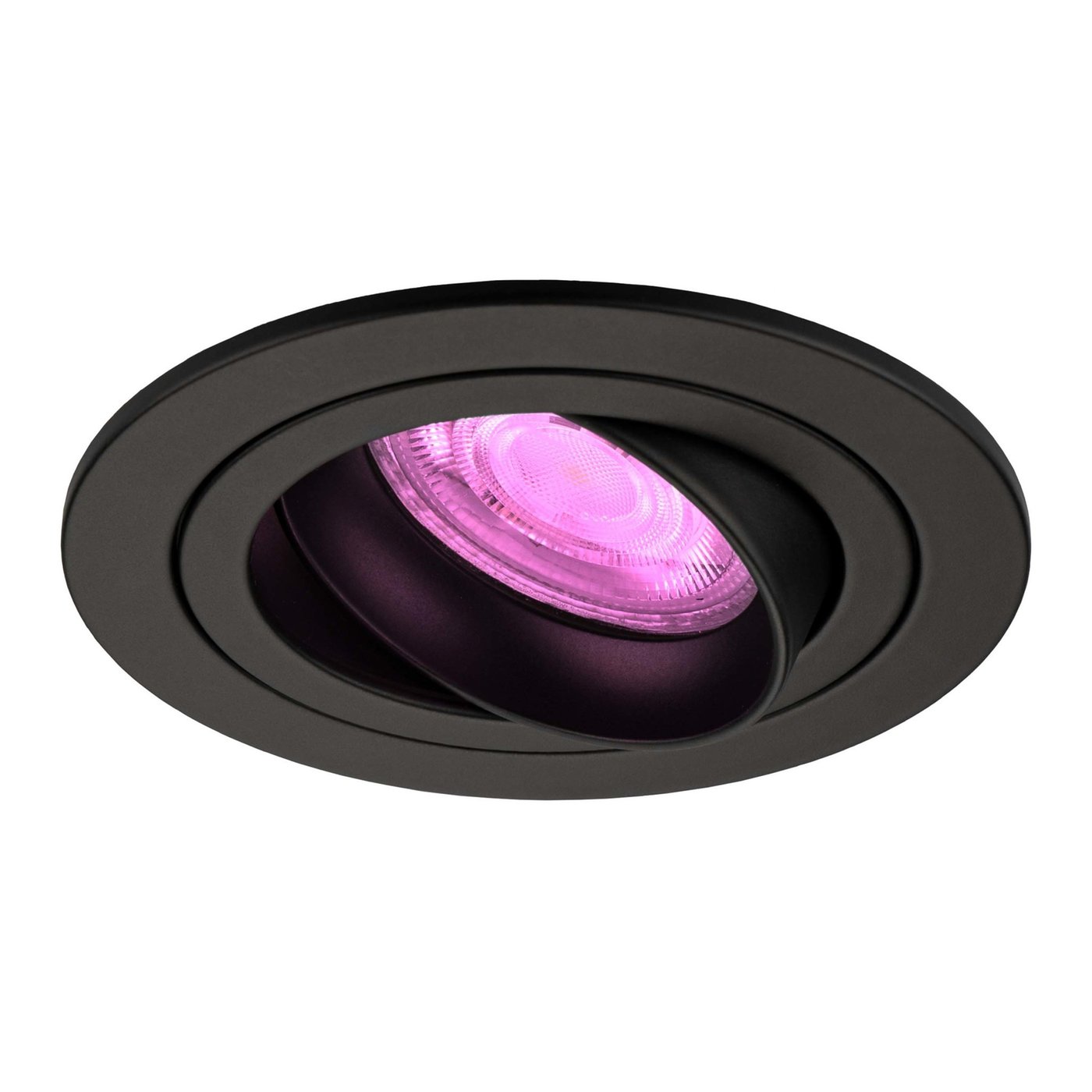 Lampy Wpuszczane w Sufit - inteligentne oświetlenie - Tokio - ściemniane - RGBWW - Czarne