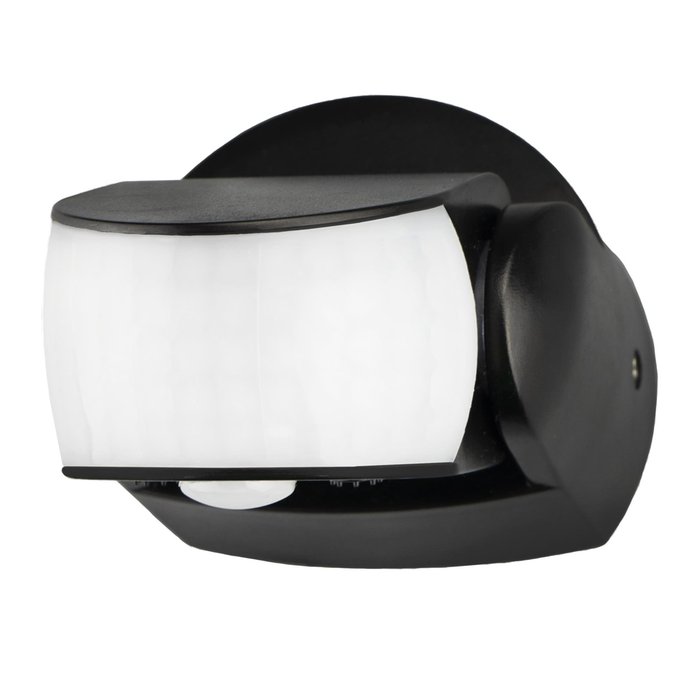 Black Surface-mounted Motion Sensor 180° With Dusk to dawn Switch 12M ...