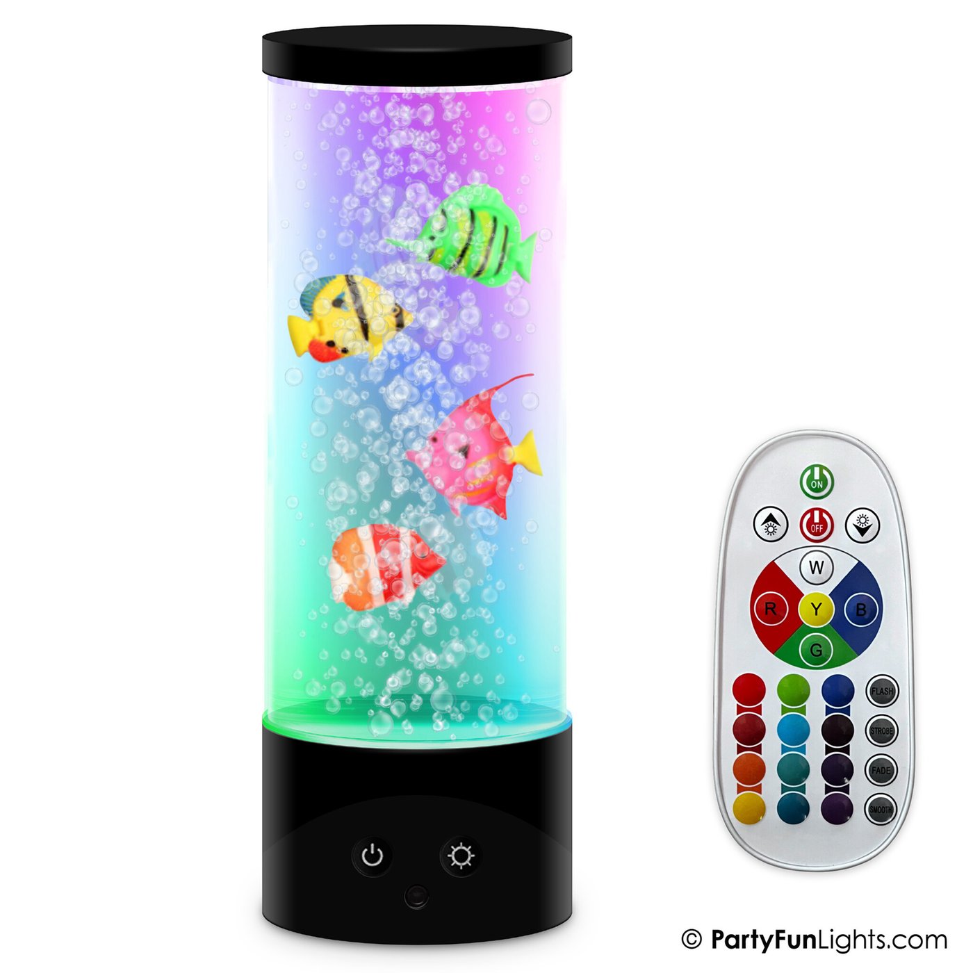 Lampa rybka zmieniająca kolory - USB