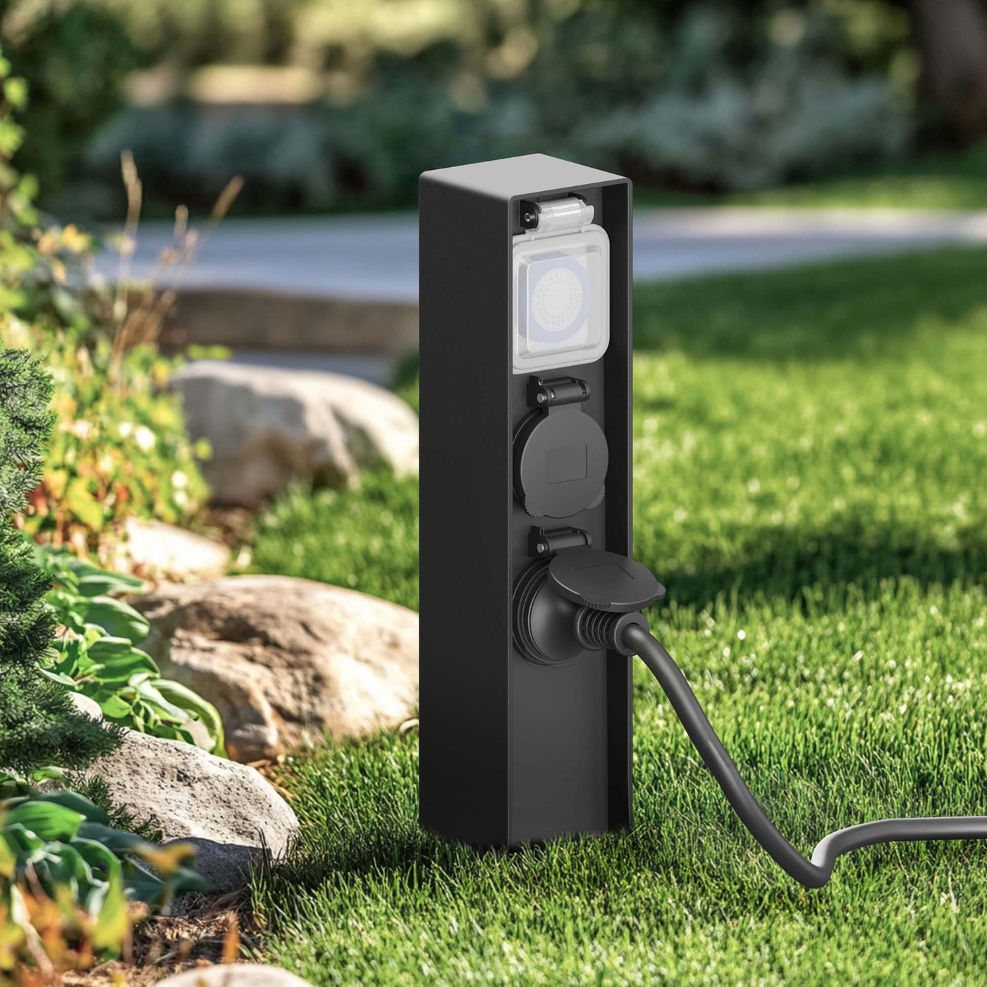 Timer Per Spegnimento Esterno 2 Timer Meccanici Esterni IP44 | Impermeabili Per Luci E Pompe Piscina Presa Temporizzata - Foto 5