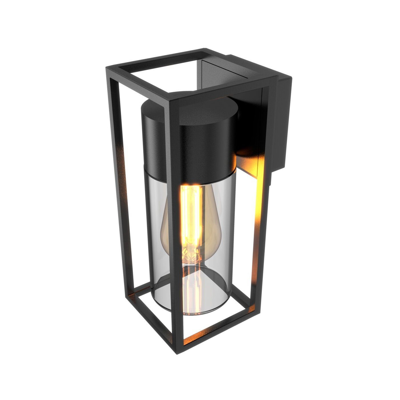 Calex LED Wandleuchte Außen - E27-Fassung - IP44 - Schwarz