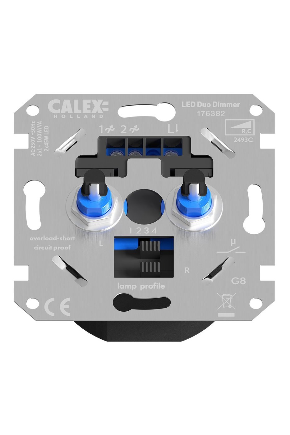 Ściemniacz Calex LED DUO 2x 1-45 W 230 V