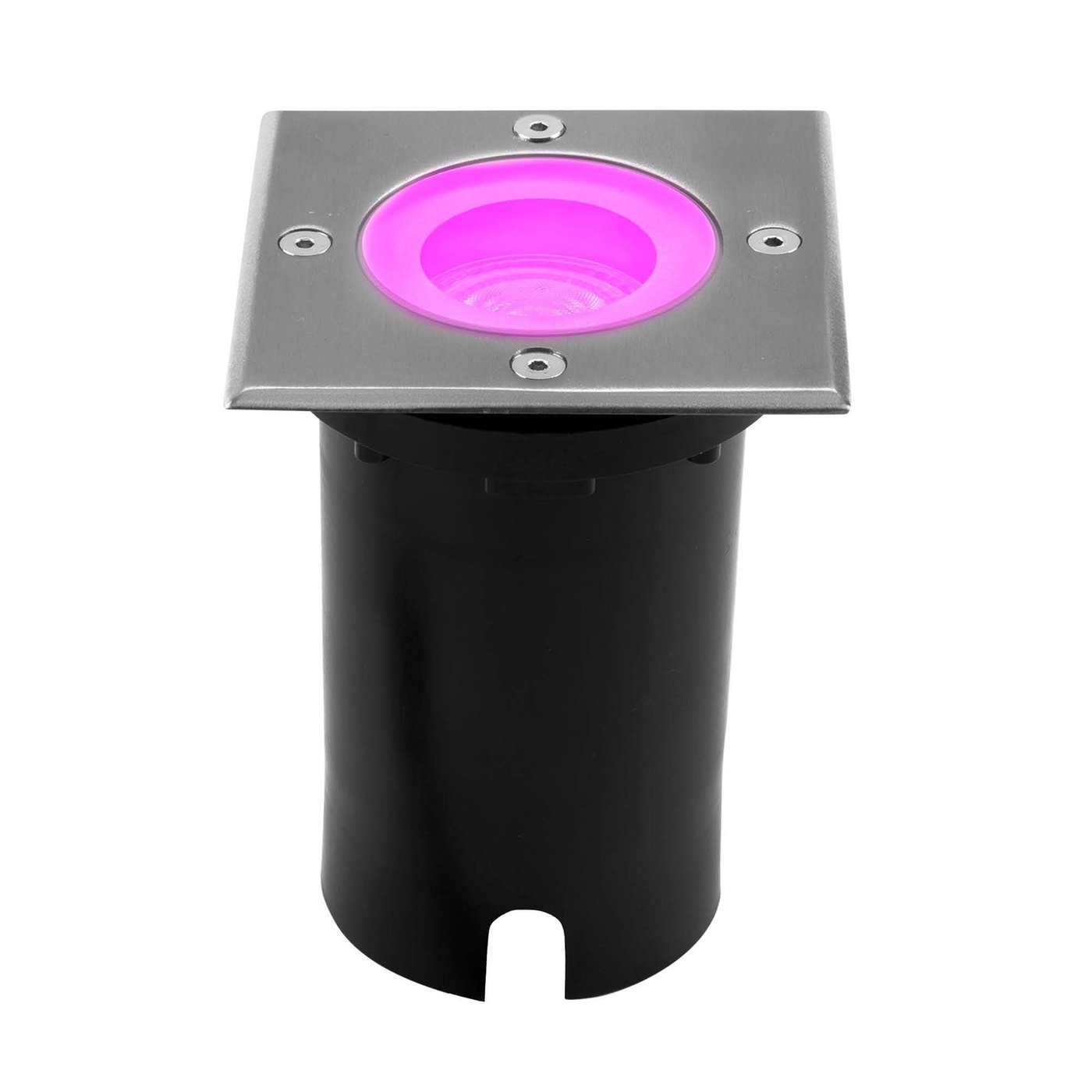 Zewnętrzny Lampy Najazdowe LED - Kwadratowy - Czarny - IP67 - 5W - RGBWW — Kabel zasilający 1 metr