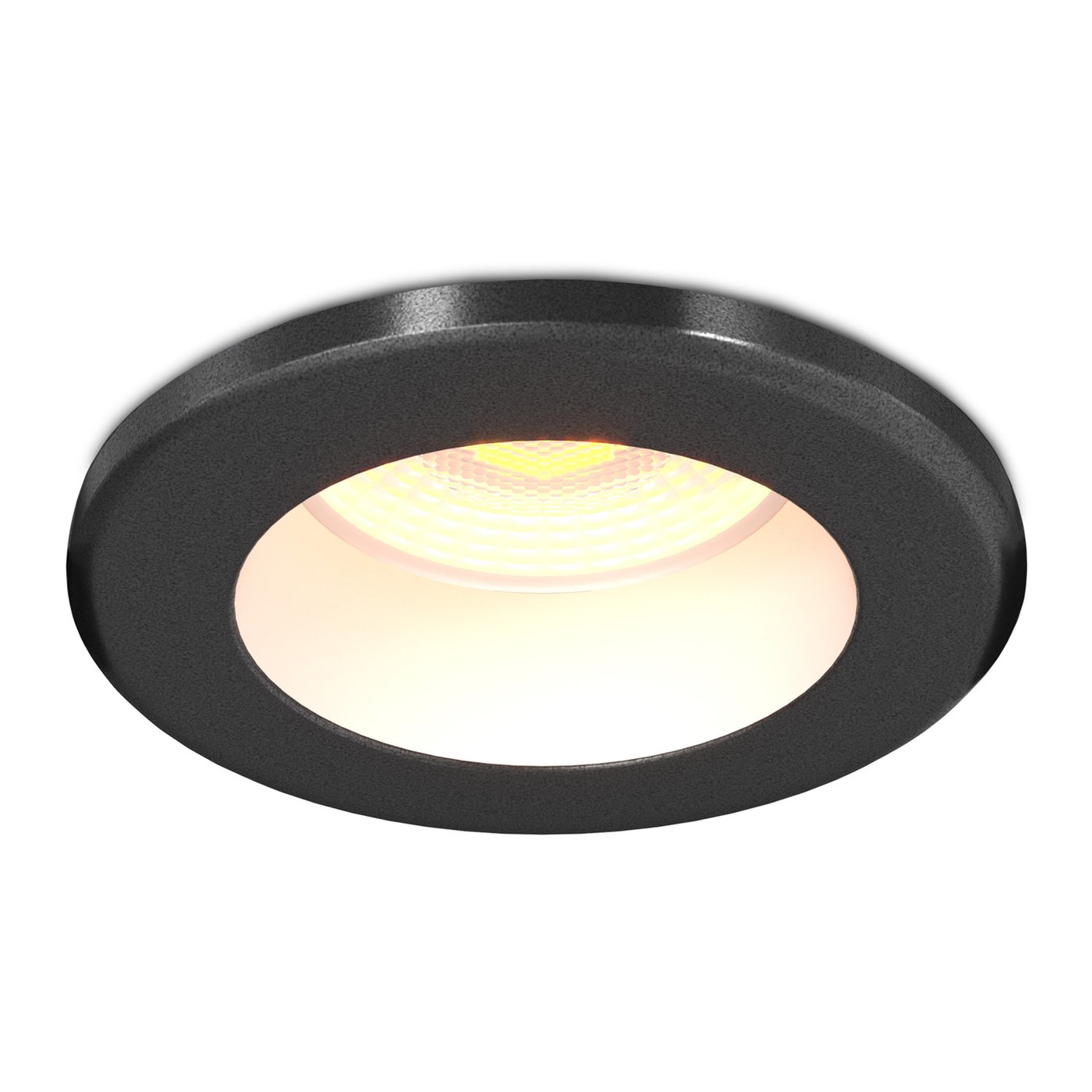 Mini Lampy Wpuszczane w Sufit LED - Ściemniane - IP65 - 4W - CCT - Czarny - Ø55 mm - 5 lat gwarancji - Do łazienki