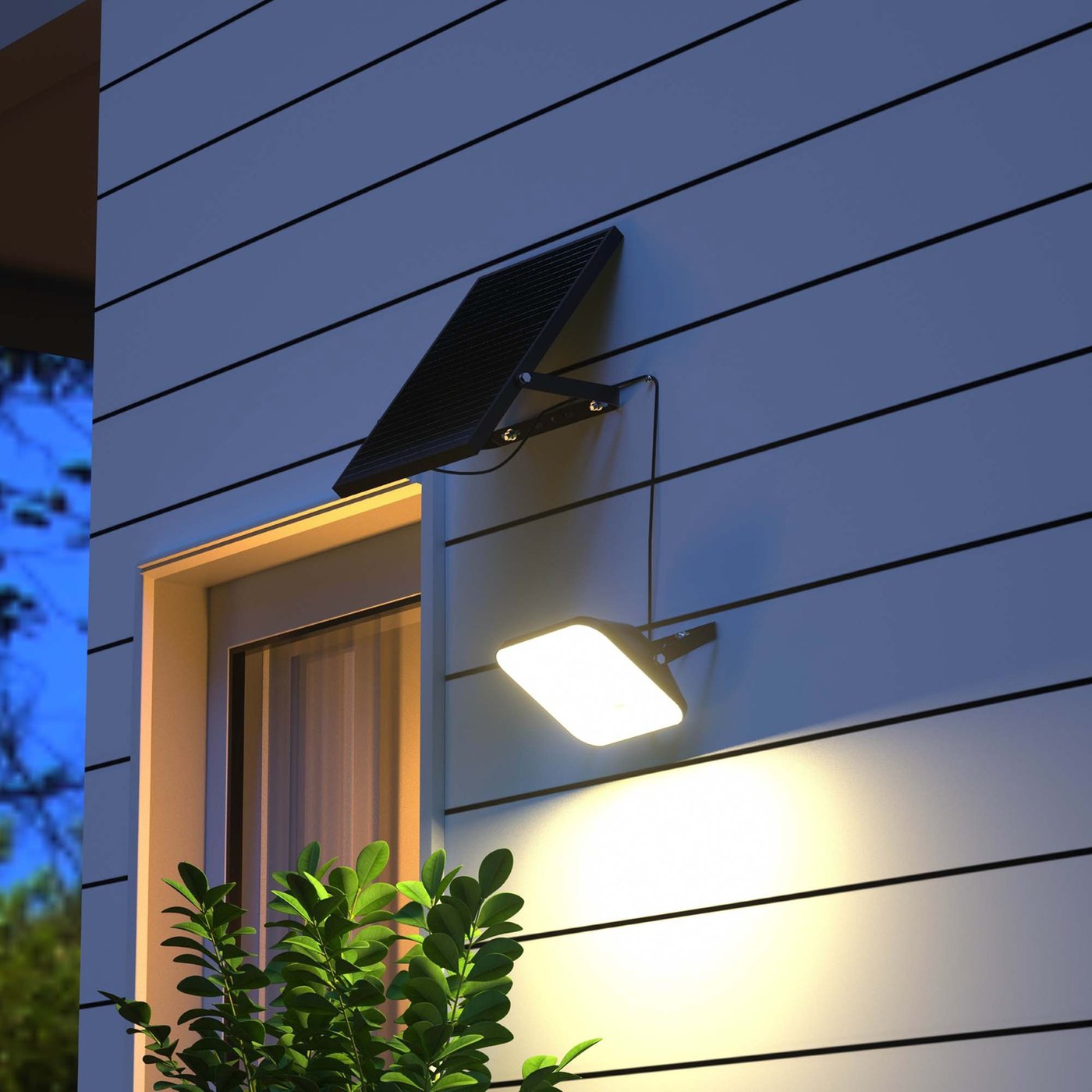 Solarny Reflektor LED - 4800 Lumenów - 4000K - IP65 - 6000 mAh