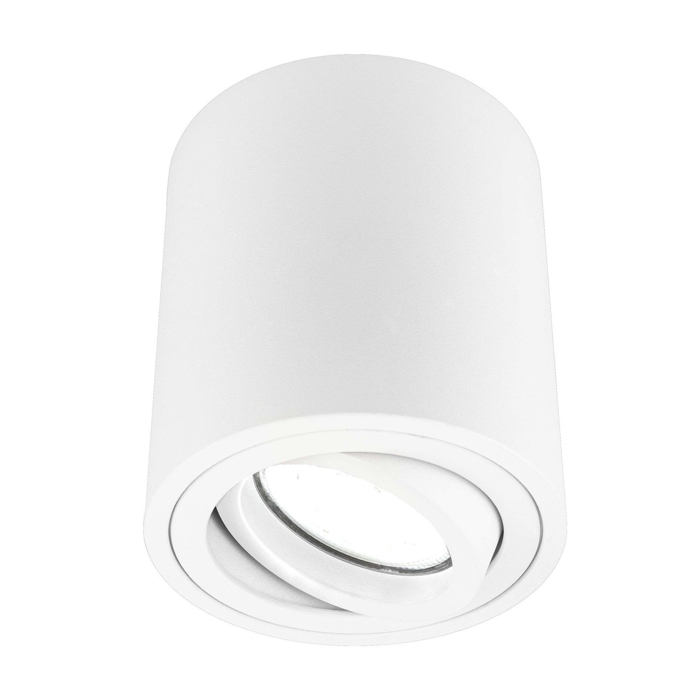 Spot LED Dimmable - Ø80mm - Rond - Blanc - 3W - 6500K - Inclinable - IP20